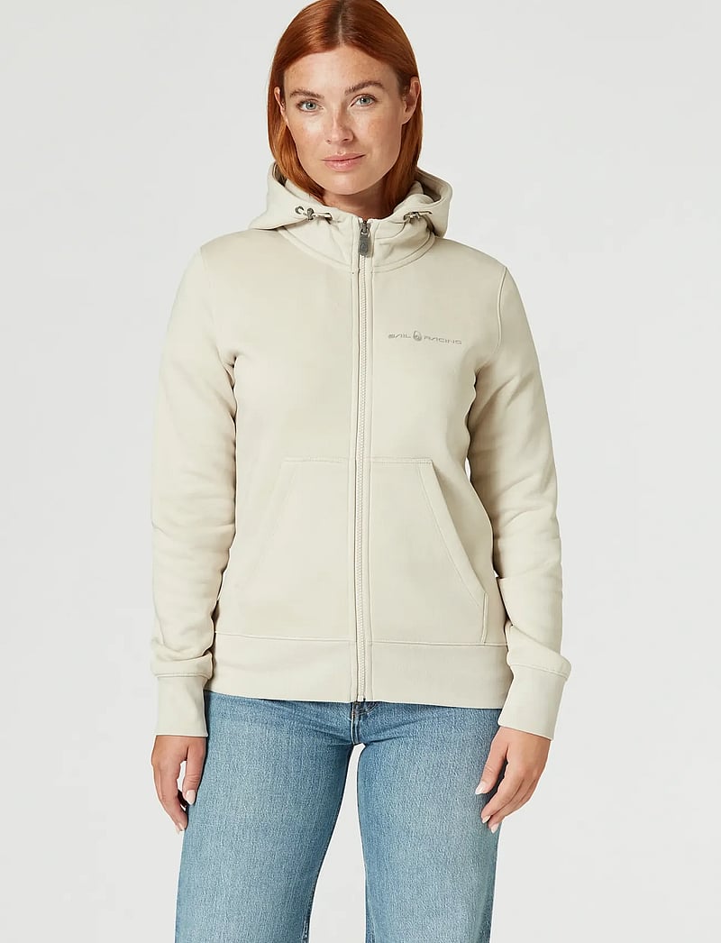 Sail Racing - W GALE LOGO ZIP HOOD - oberteile - ecru - 4