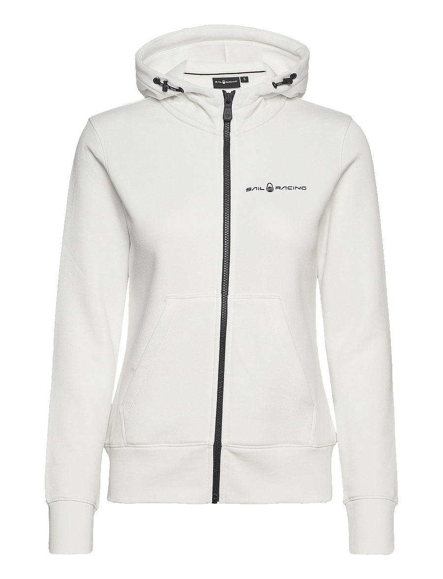 Sail Racing - W GALE LOGO ZIP HOOD - dressipluusid ja pusad - storm white - 0