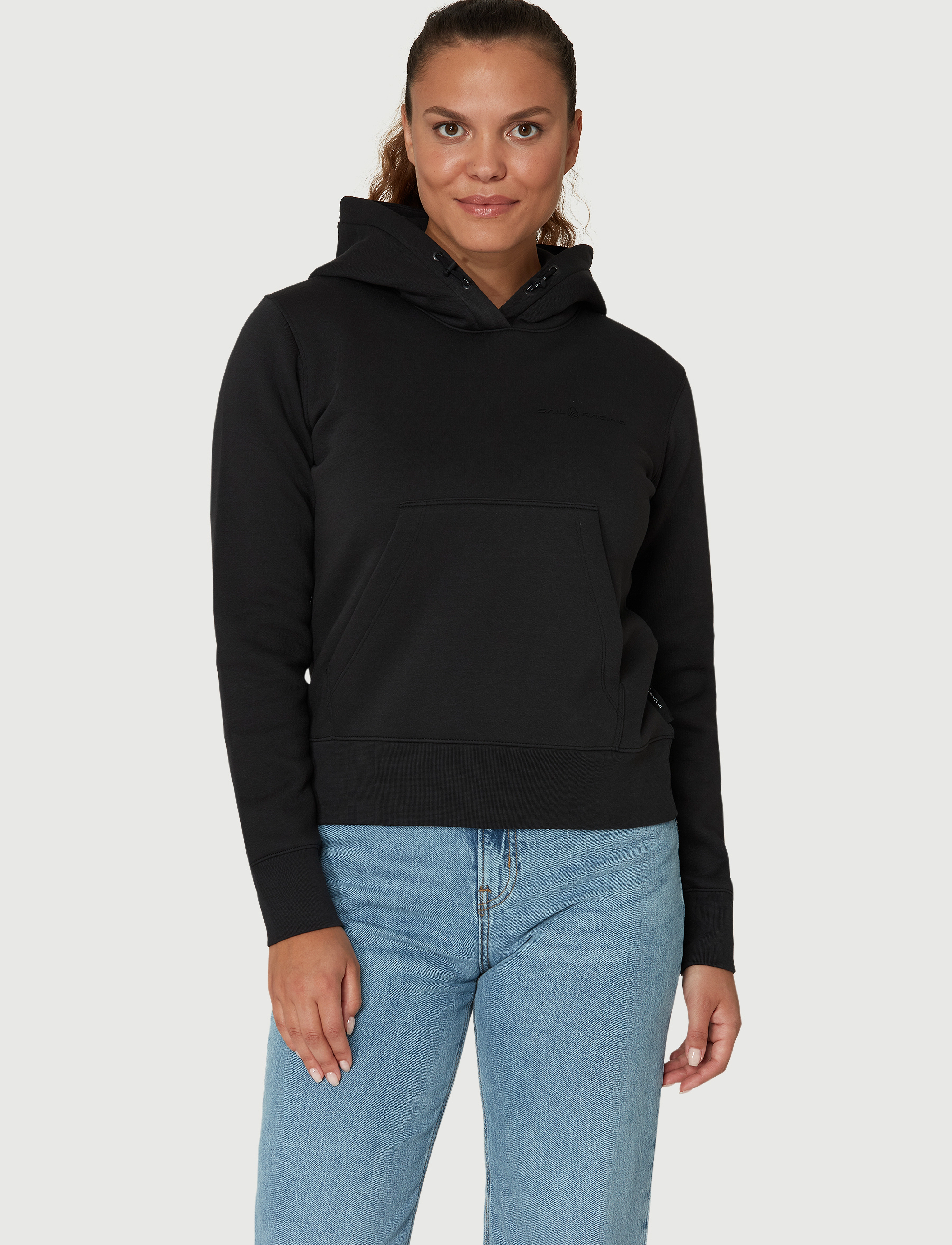 Sail Racing - W GALE LOGO HOOD - huvtröjor - carbon - 3