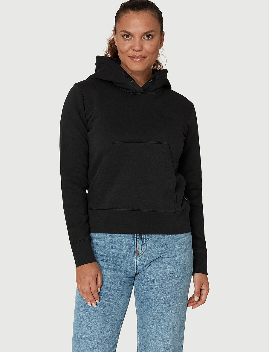 Sail Racing - W GALE LOGO HOOD - huvtröjor - carbon - 3