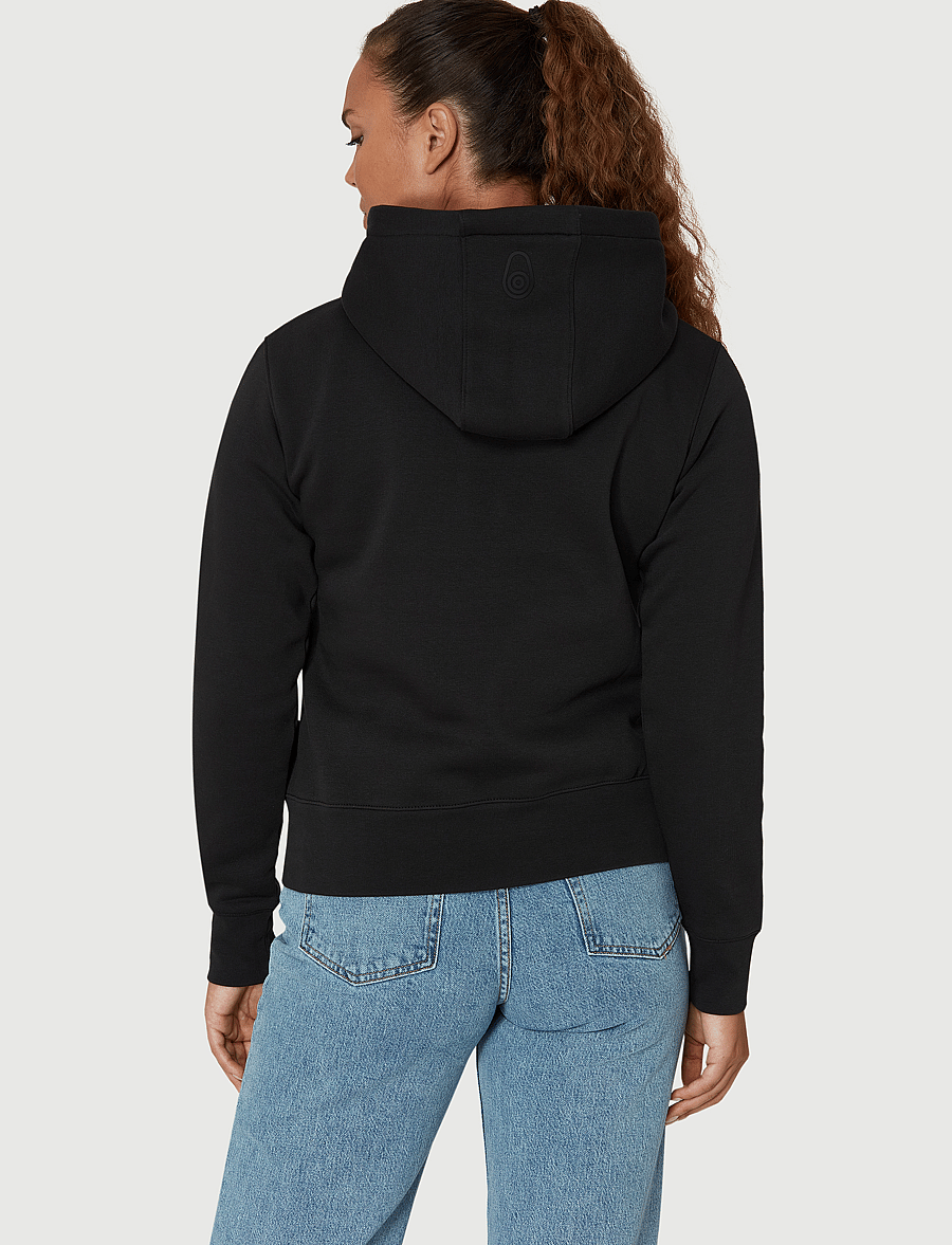 Sail Racing - W GALE LOGO HOOD - huvtröjor - carbon - 4