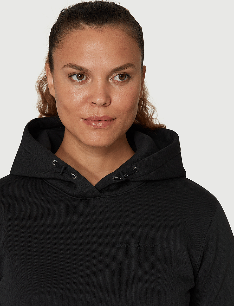 Sail Racing - W GALE LOGO HOOD - huvtröjor - carbon - 5