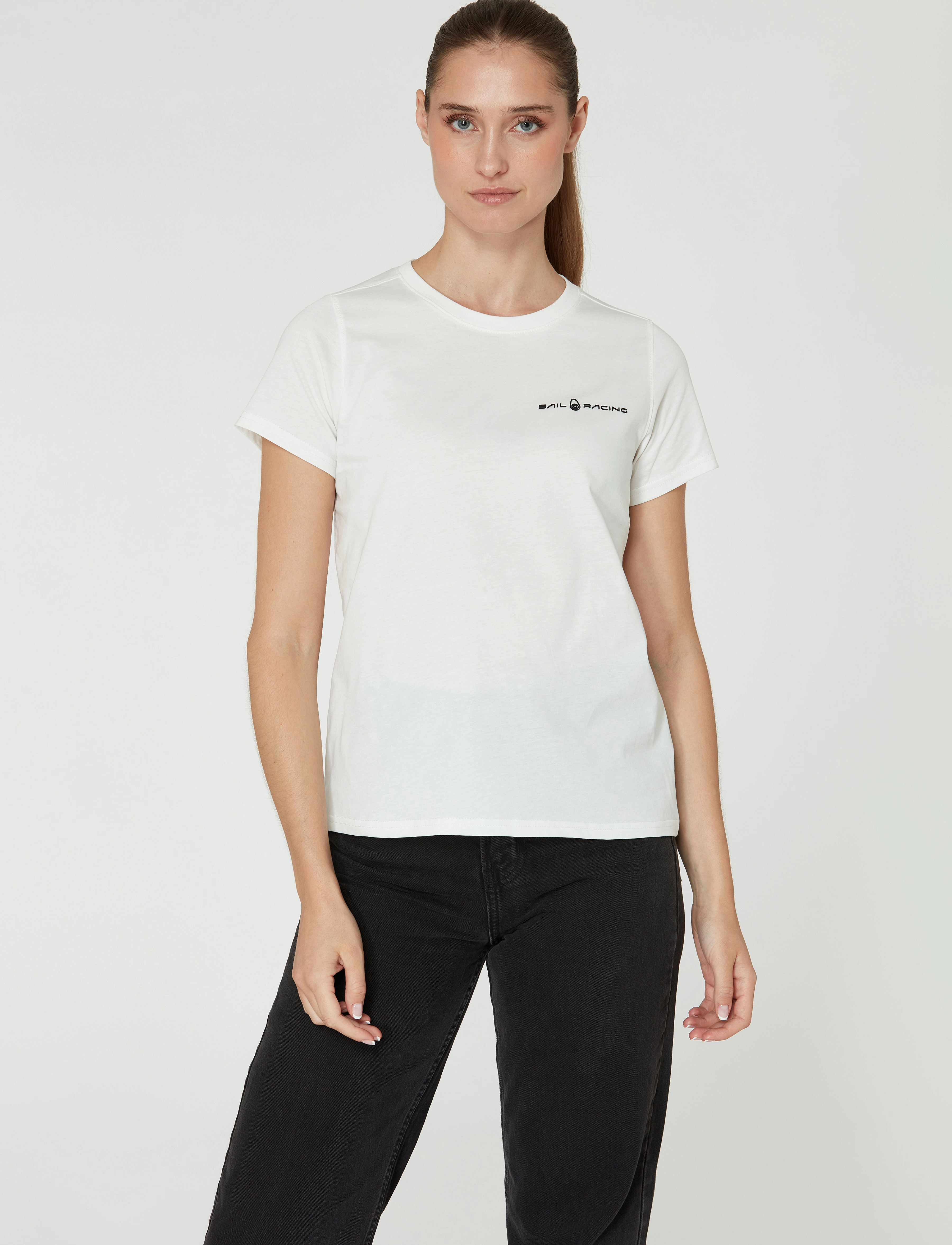 Sail Racing - W GALE LOGO TEE - alussärgid ja t-särgid - storm white - 3