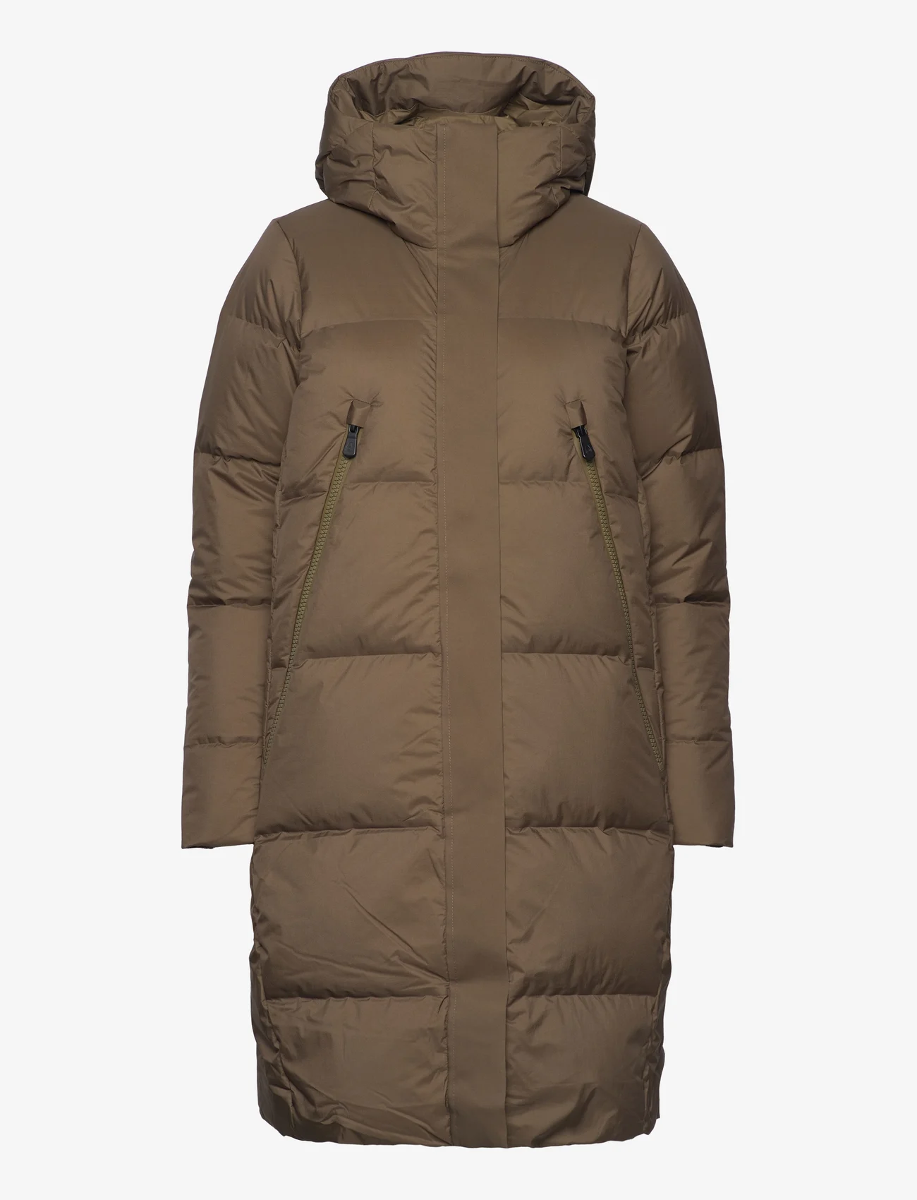 Sail Racing - W RACE EDITION DOWN PARKA - pitkät toppatakit - dusty green - 0