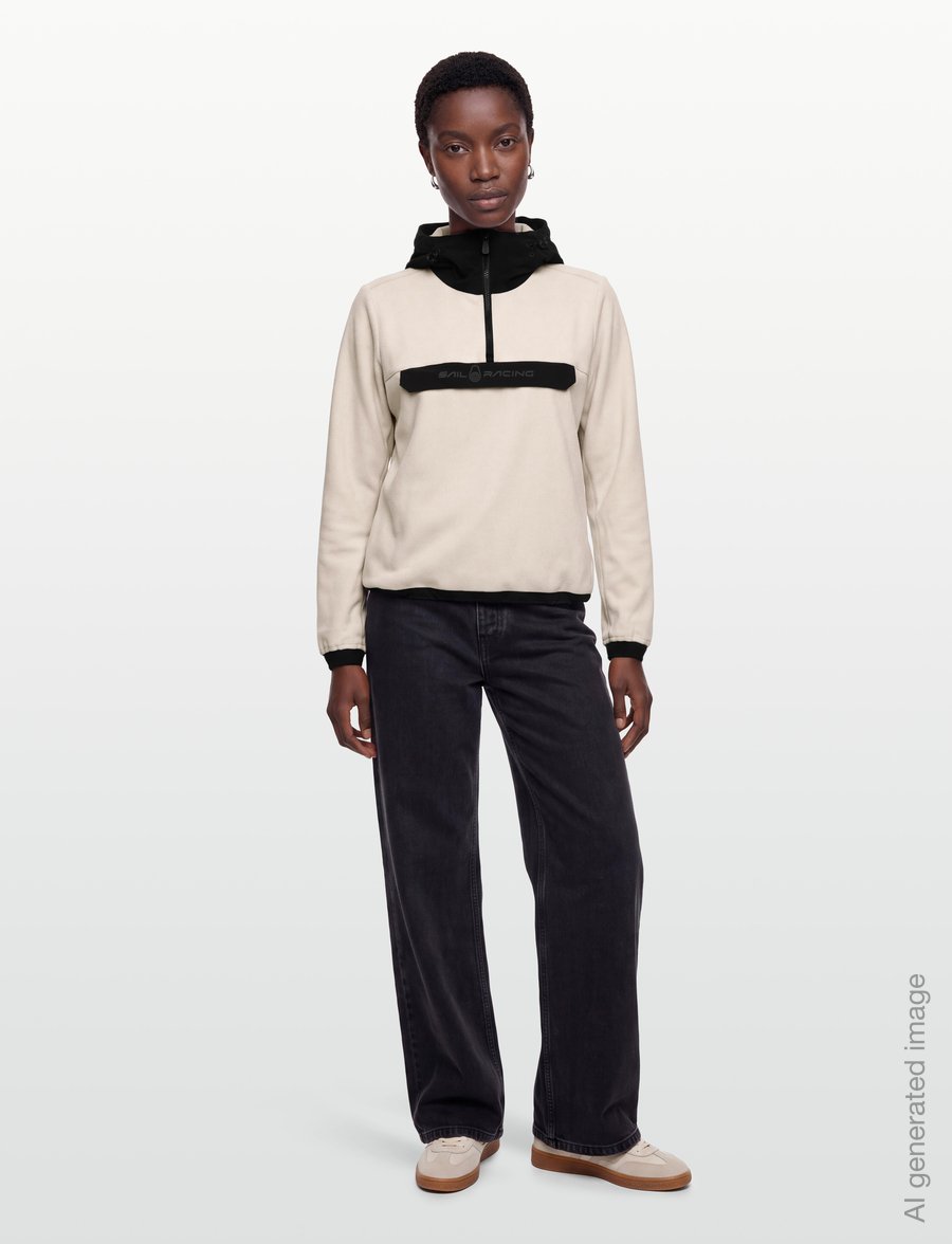 Sail Racing - W GLACIER BAY FLEECE ANORAK - anorakker - ivory - 0