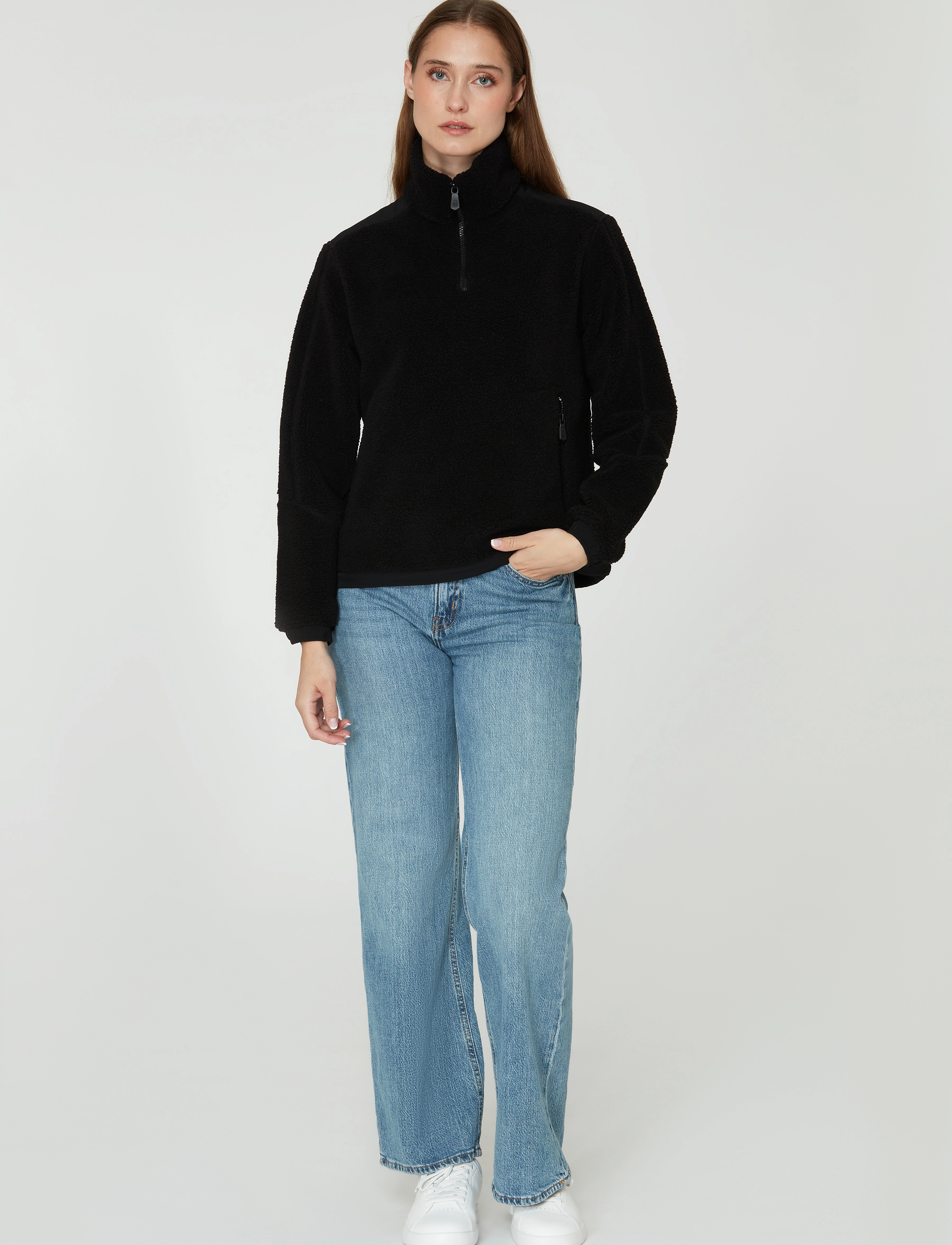 Sail Racing - W GALE PILE HALF ZIP - oberteile - carbon - 0