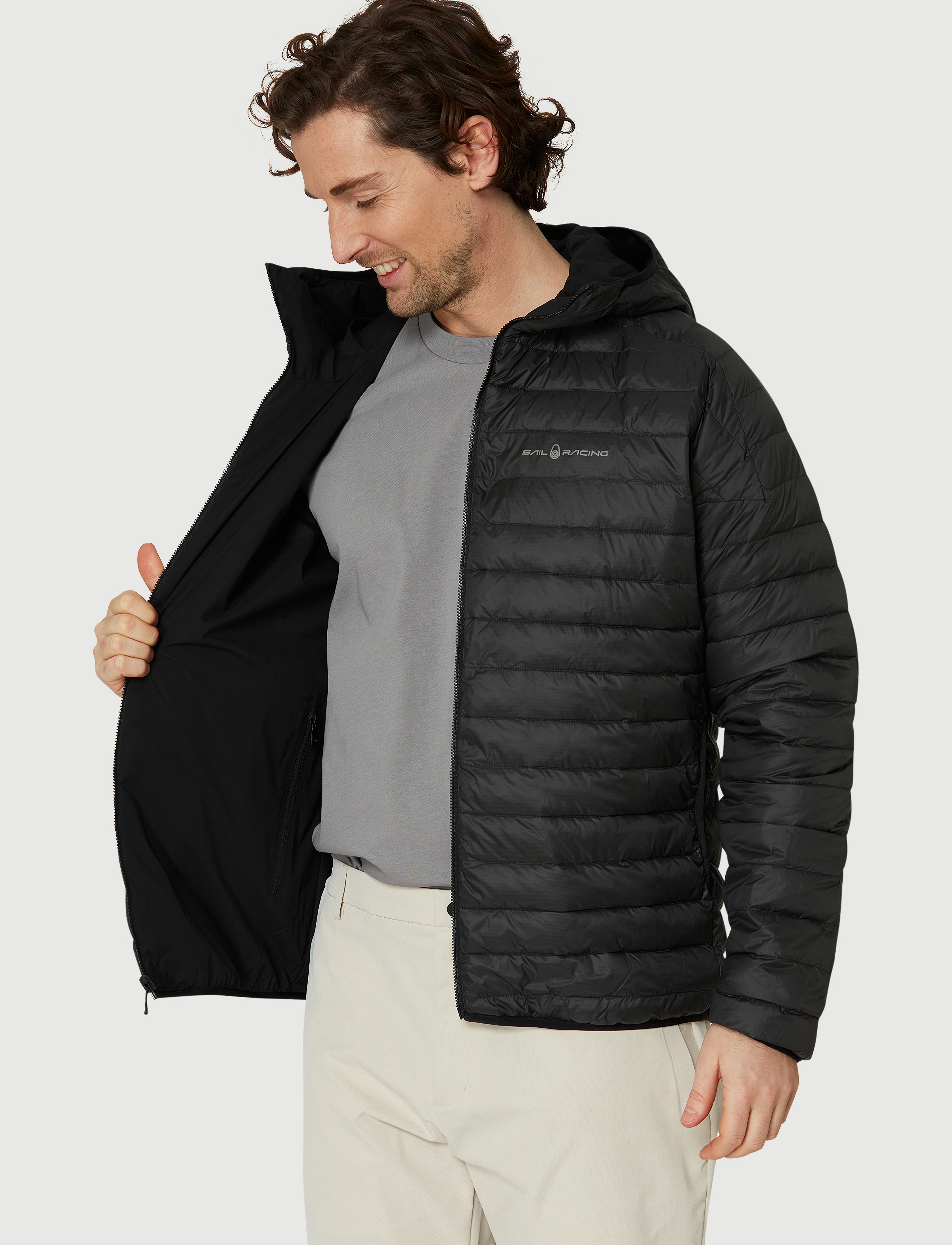 Sail Racing FLOOD REVERSIBLE JACKET - Streetstyle - CARBON / black