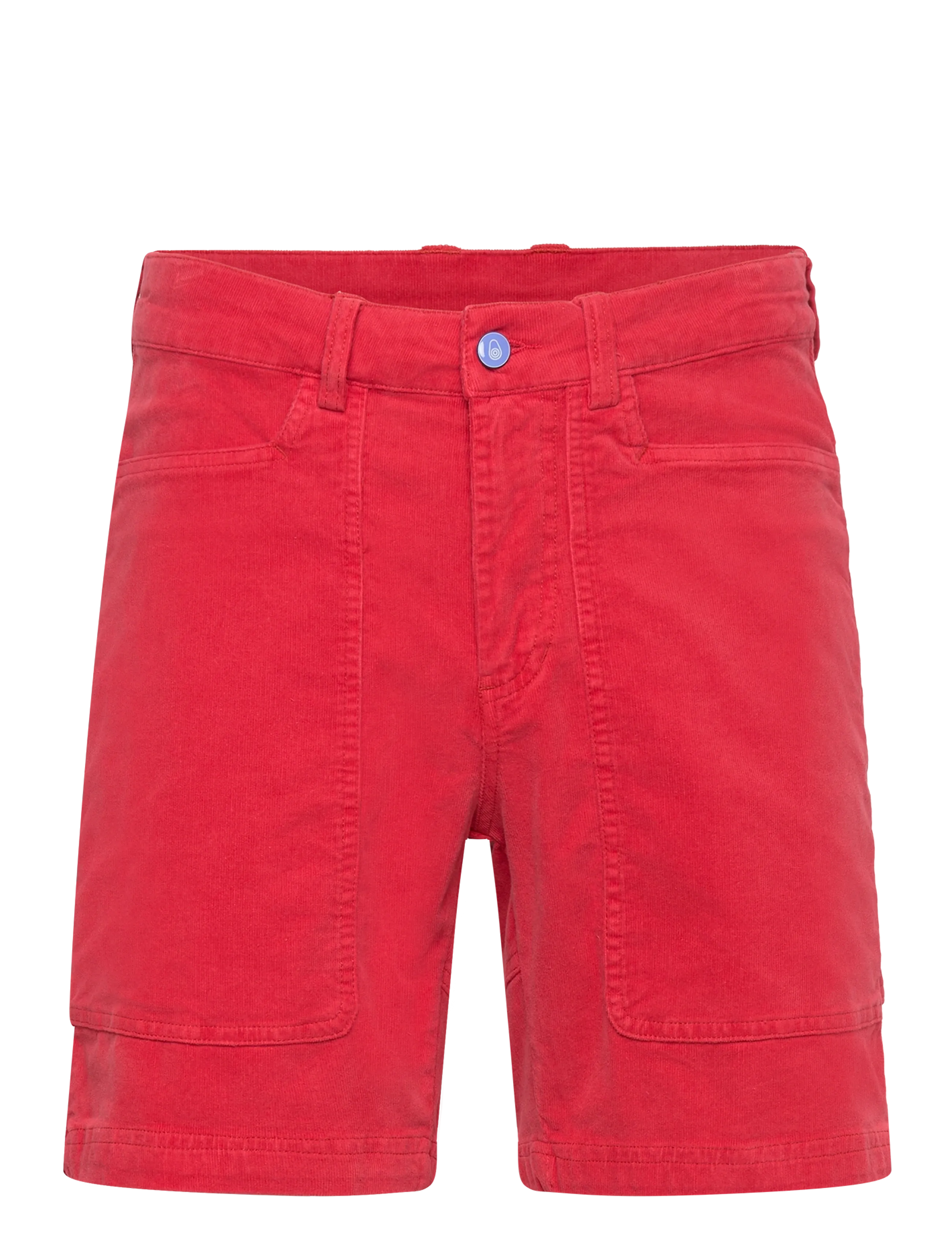Sail Racing GRINDER CORDUROY SHORTS - Shorts - RED CRIMSON / red