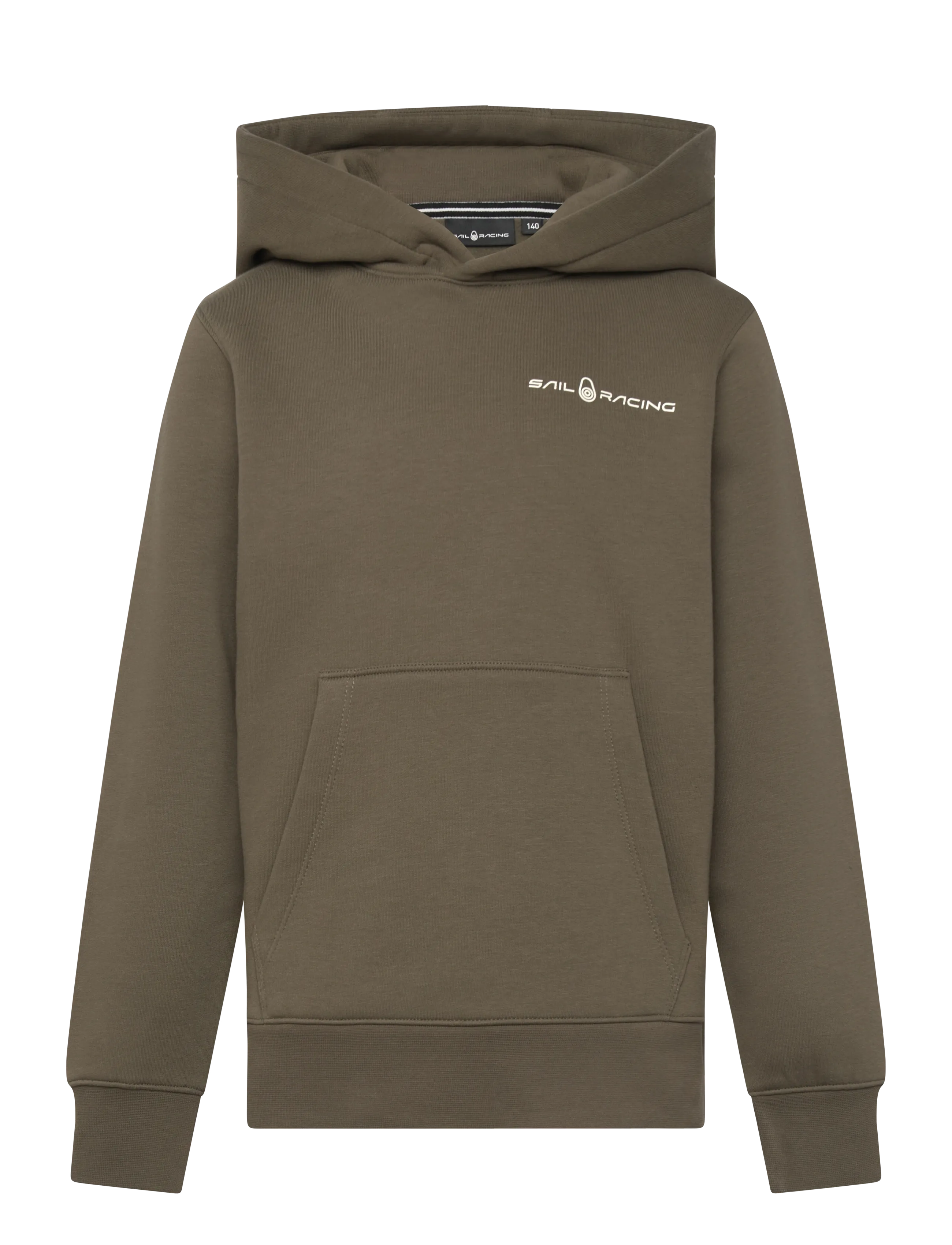 Sail Racing JR BOWMAN LOGO HOOD - Teens 9-14 år - MUD GREEN / brown