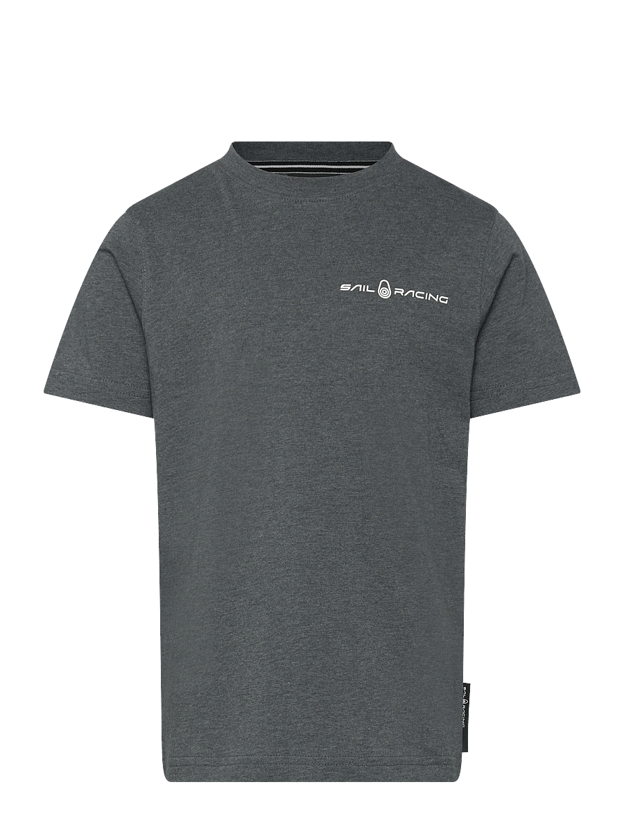 Sail Racing - JR BOWMAN LOGO TEE - kurzärmelige - dk grey mel - 0