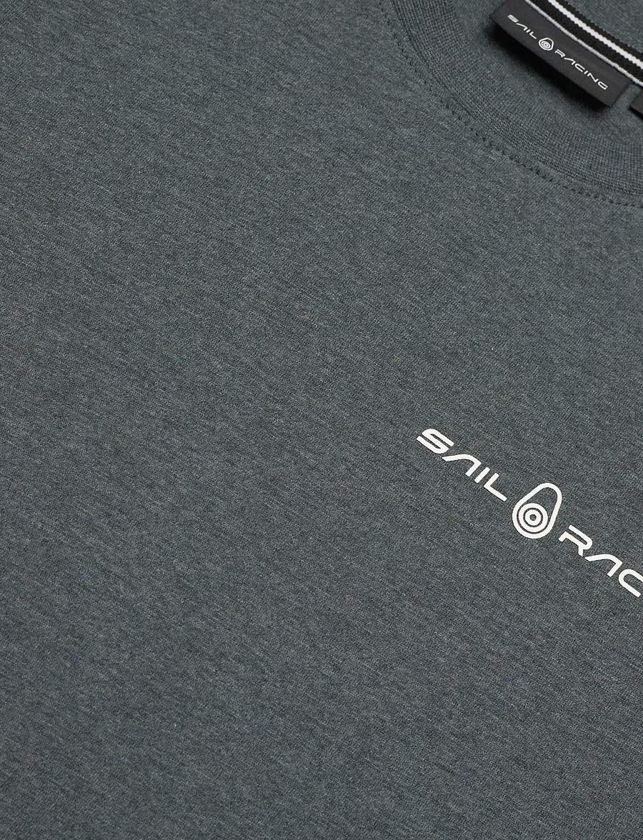 Sail Racing - JR BOWMAN LOGO TEE - kurzärmelige - dk grey mel - 2