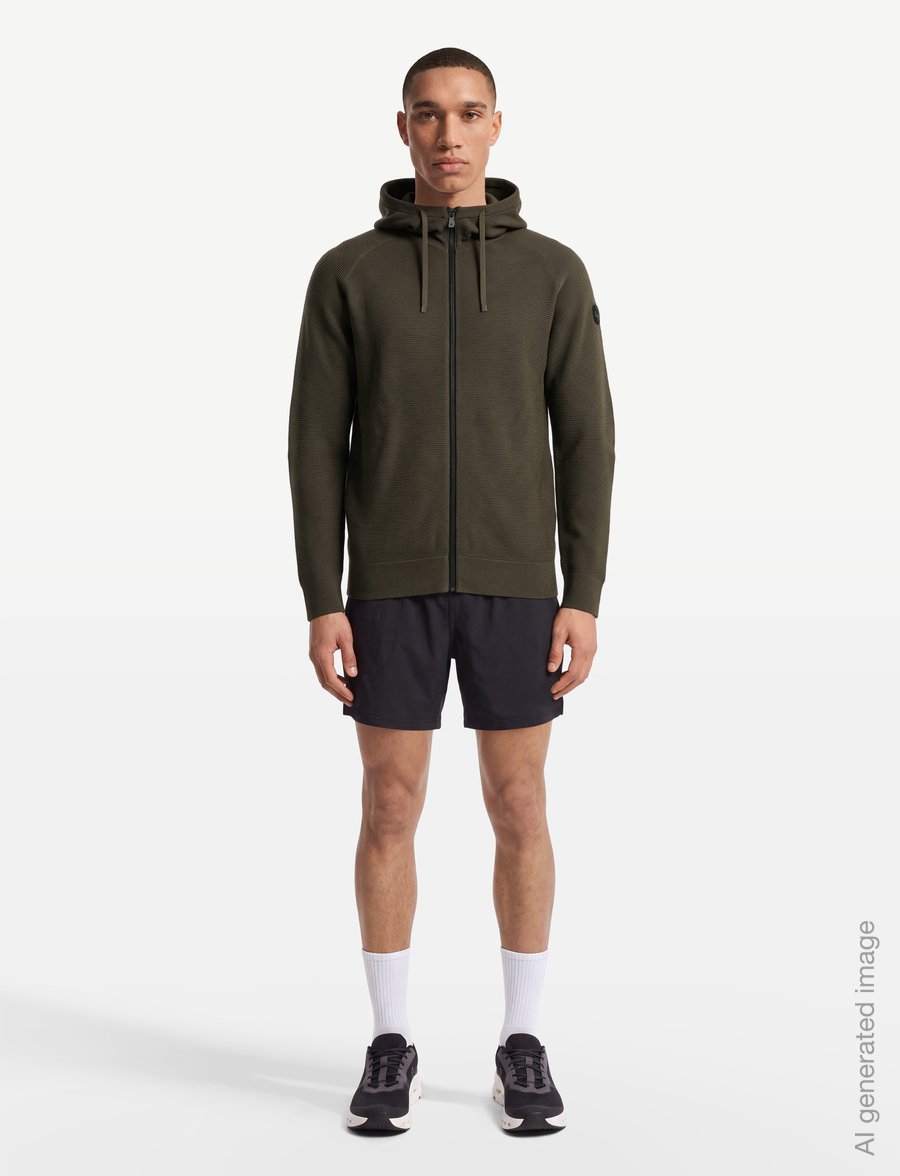 Sail Racing - ELEMENT SEAMLESS ZIP HOOD - huvtröjor - mud green - 0