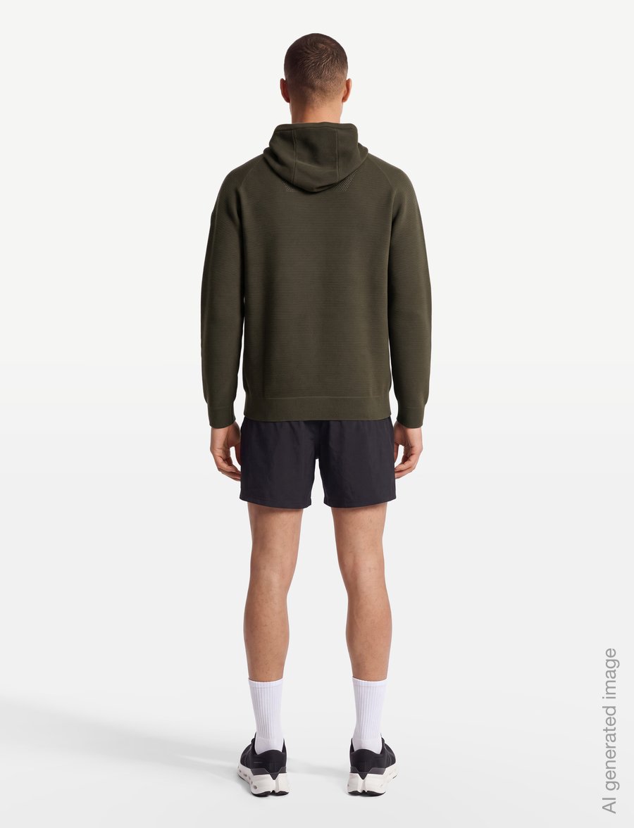Sail Racing - ELEMENT SEAMLESS ZIP HOOD - huvtröjor - mud green - 4