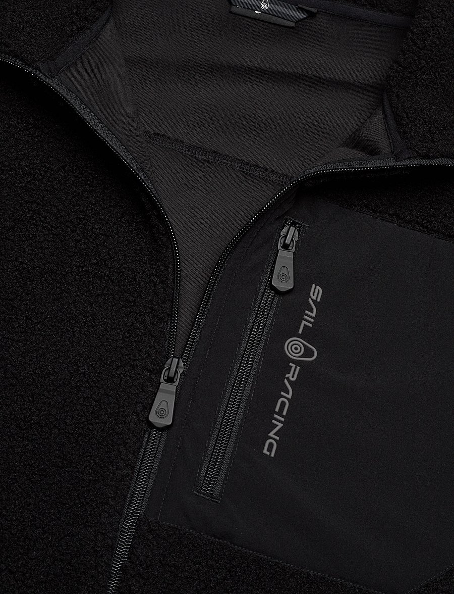 Sail Racing - BOWMAN PILE ZIP JACKET - fleece & mellanlager - carbon - 2
