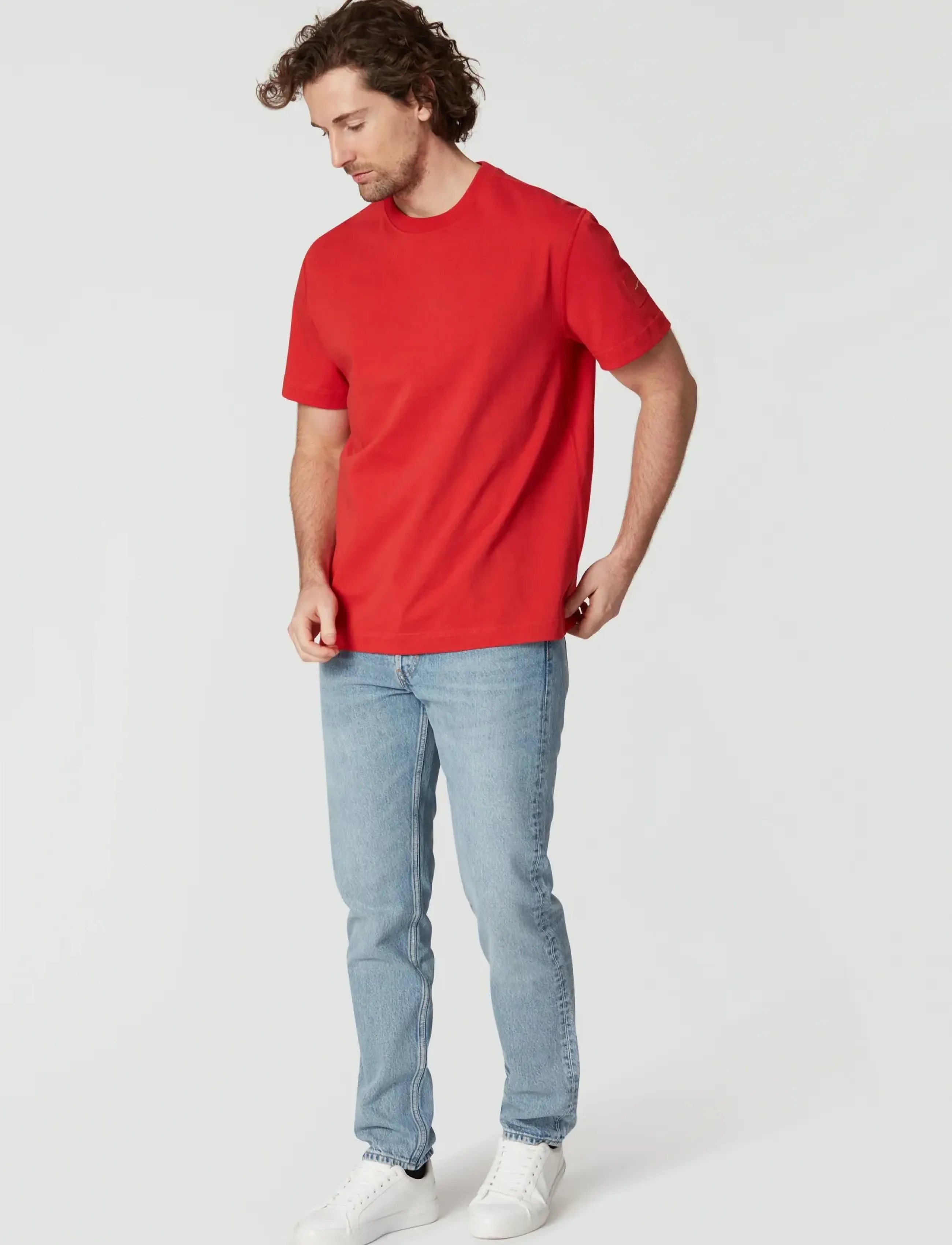 Sail Racing Wind Tee, Mænd, T-Shirt, Rød, Str: M