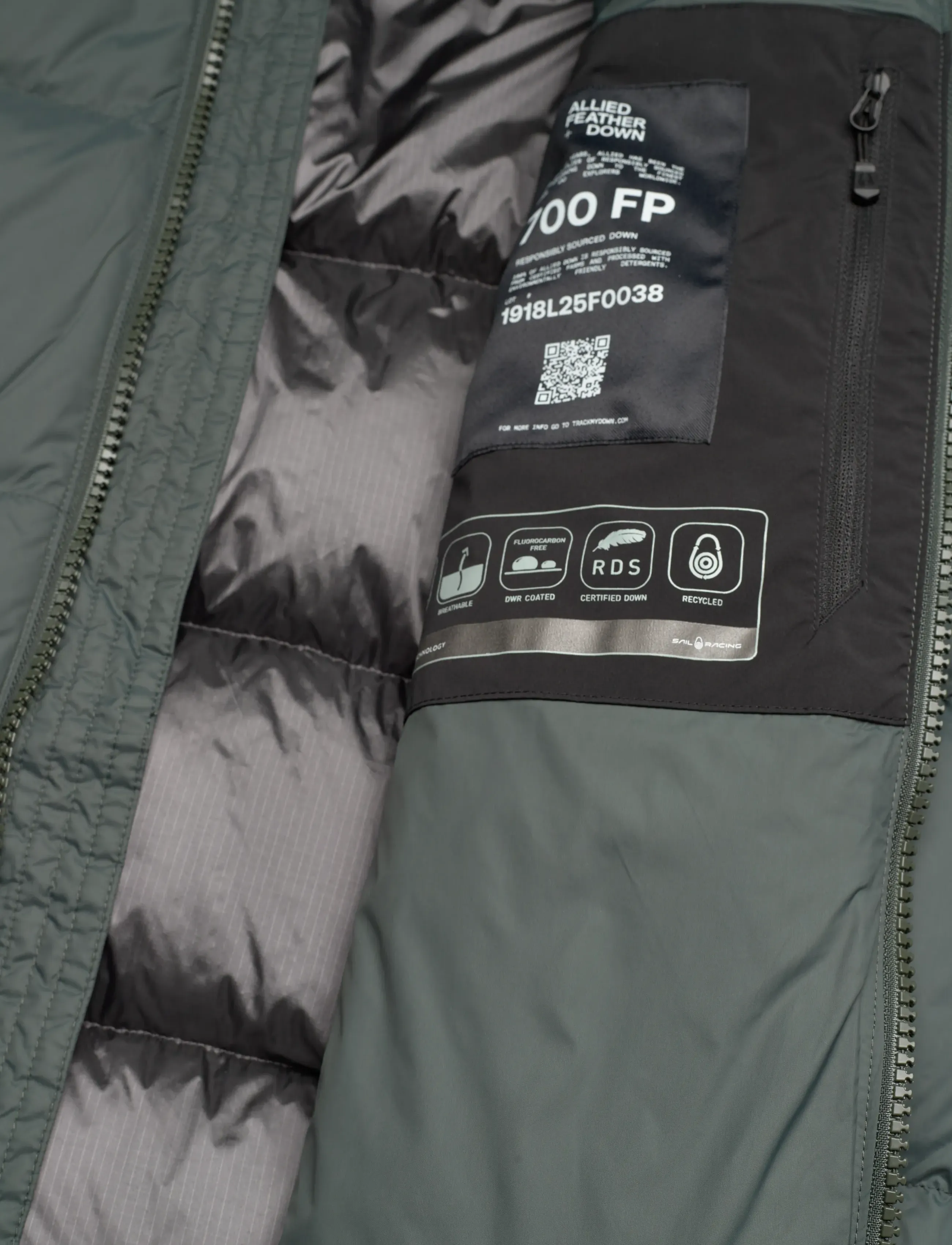 Sail Racing - CLOUD DOWN PARKA - parkasjackor - aurora green - 5