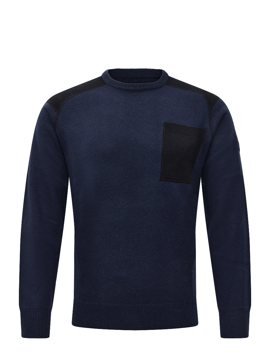 Sail Racing - SPINE KNITTED CREWNECK - sweatshirts - dark navy - 0