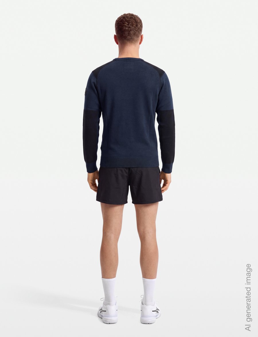 Sail Racing - SPINE KNITTED CREWNECK - dressipluusid - dark navy - 4