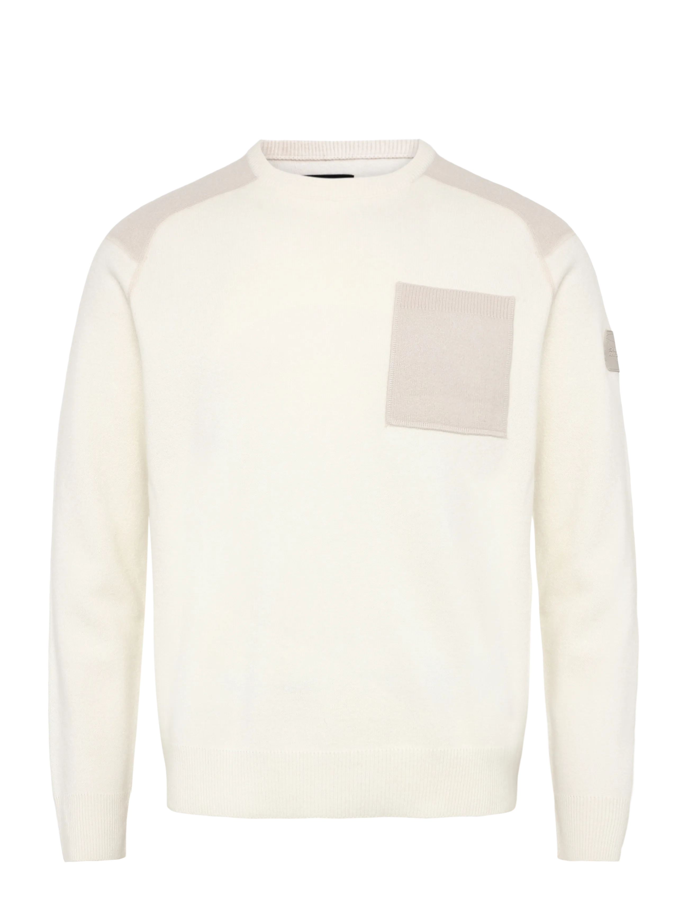 Sail Racing SPINE KNITTED CREWNECK - Knitwear - OFF WHITE / cream