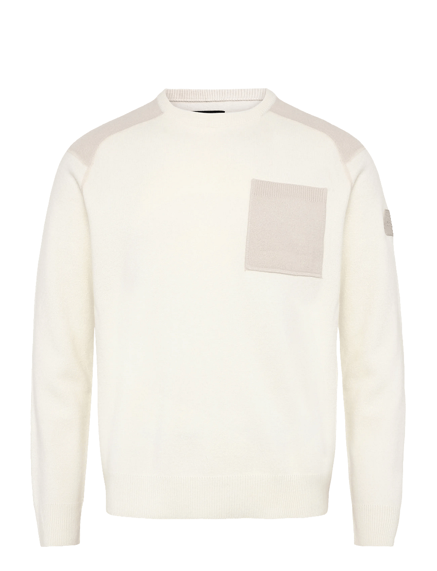 Sail Racing - SPINE KNITTED CREWNECK - sweatshirts - off white - 0