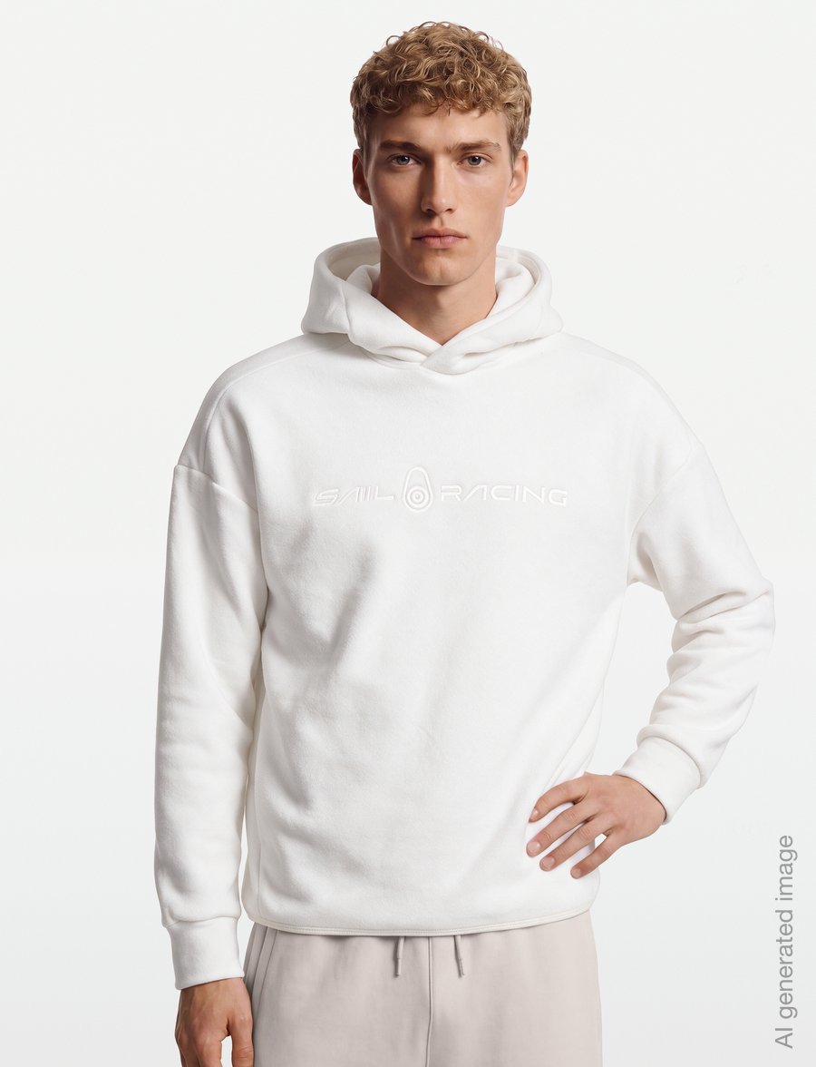 Sail Racing - BOWMAN FLEECE HOOD - fleecet ja välikerrokset - off white - 3