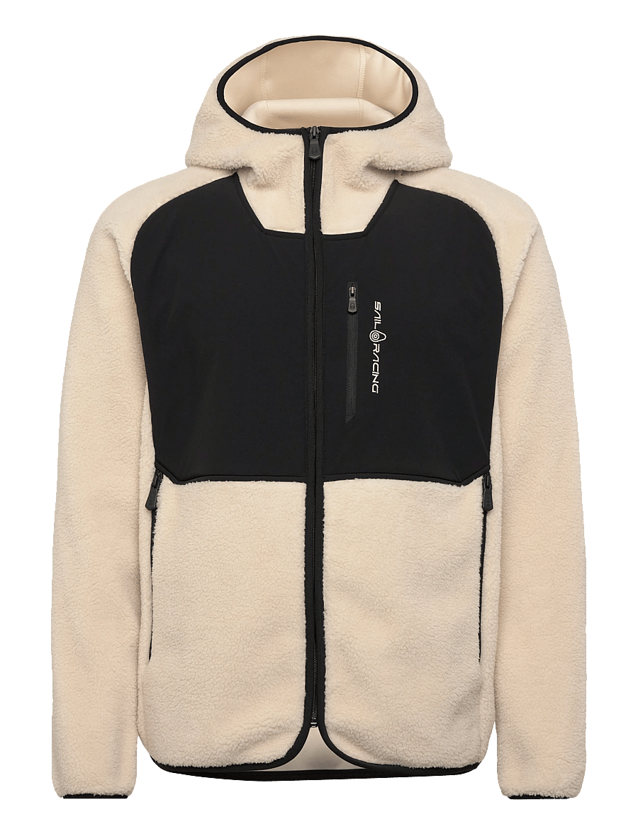 Sail Racing - PATROL PILE HOOD - fleece & mellanlager - ivory - 0