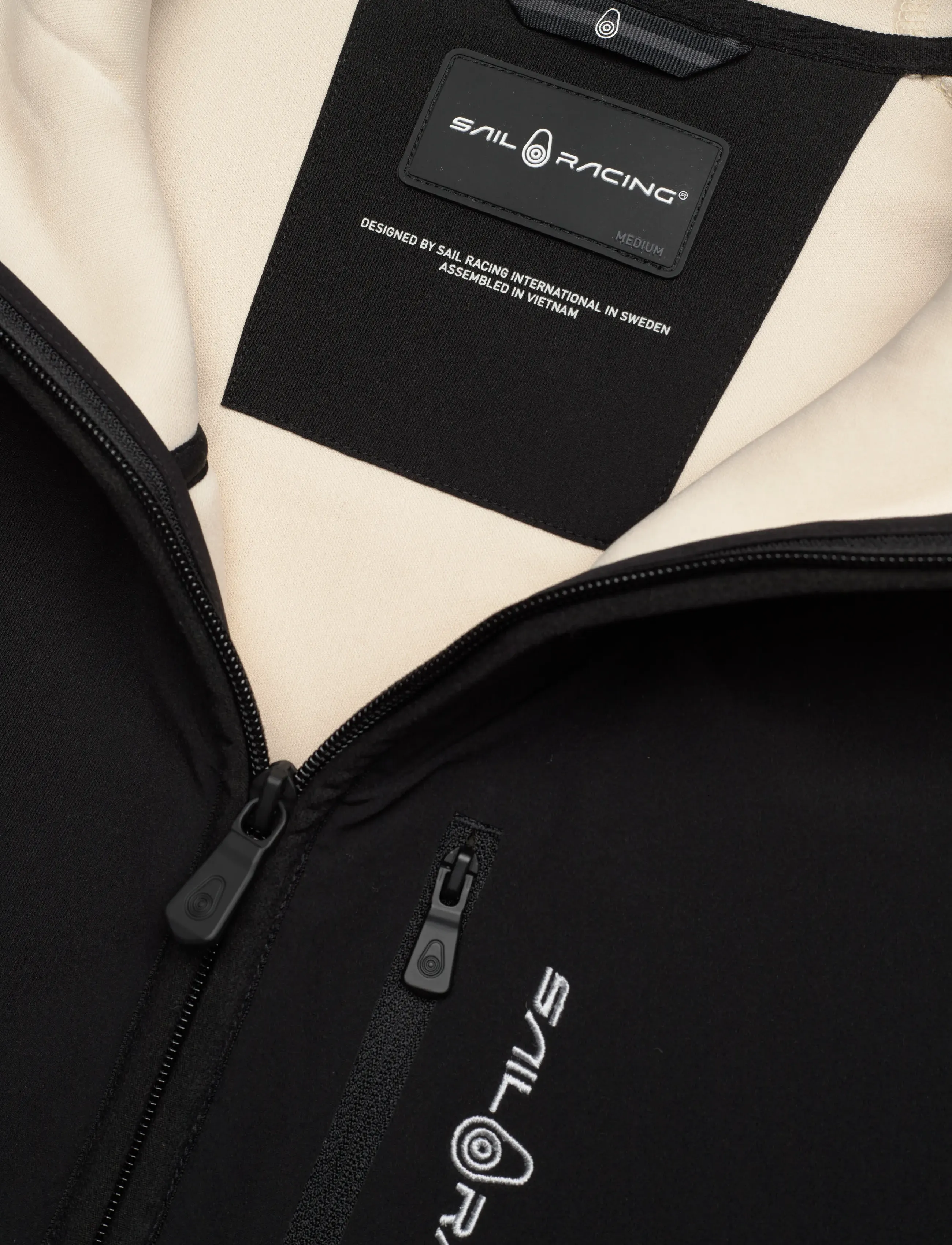 Sail Racing - PATROL PILE HOOD - fleece & mellanlager - ivory - 2