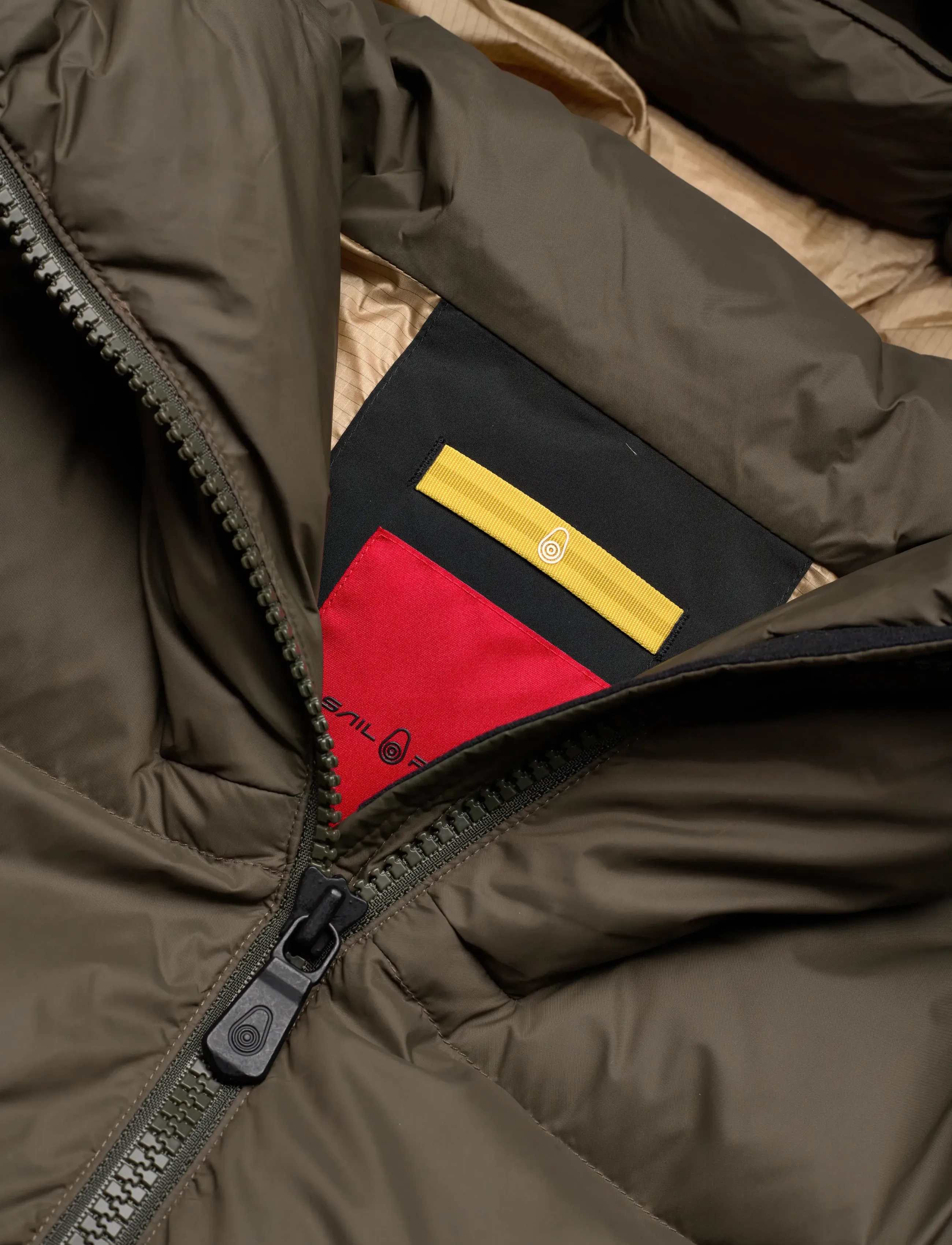 Sail Racing - SKY DOWN PARKA - parkad - mud green - 5