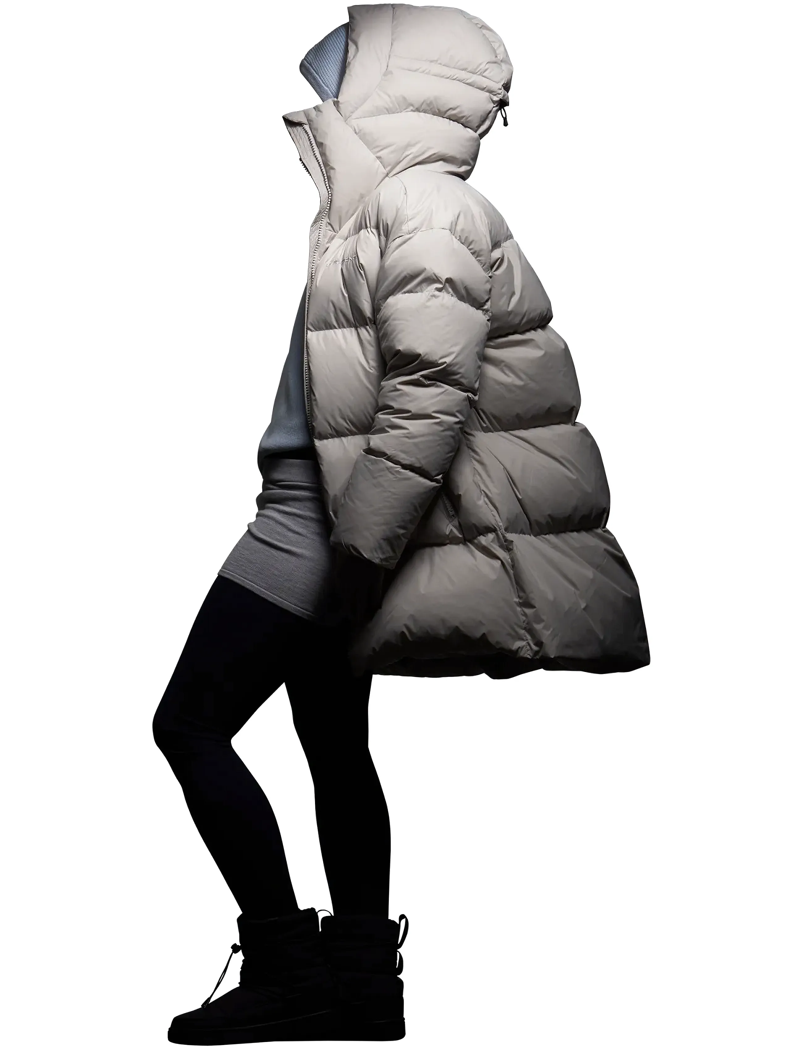 Sail Racing Sky Down Parka, Kvinder, Dunparka, Cream, Str: M