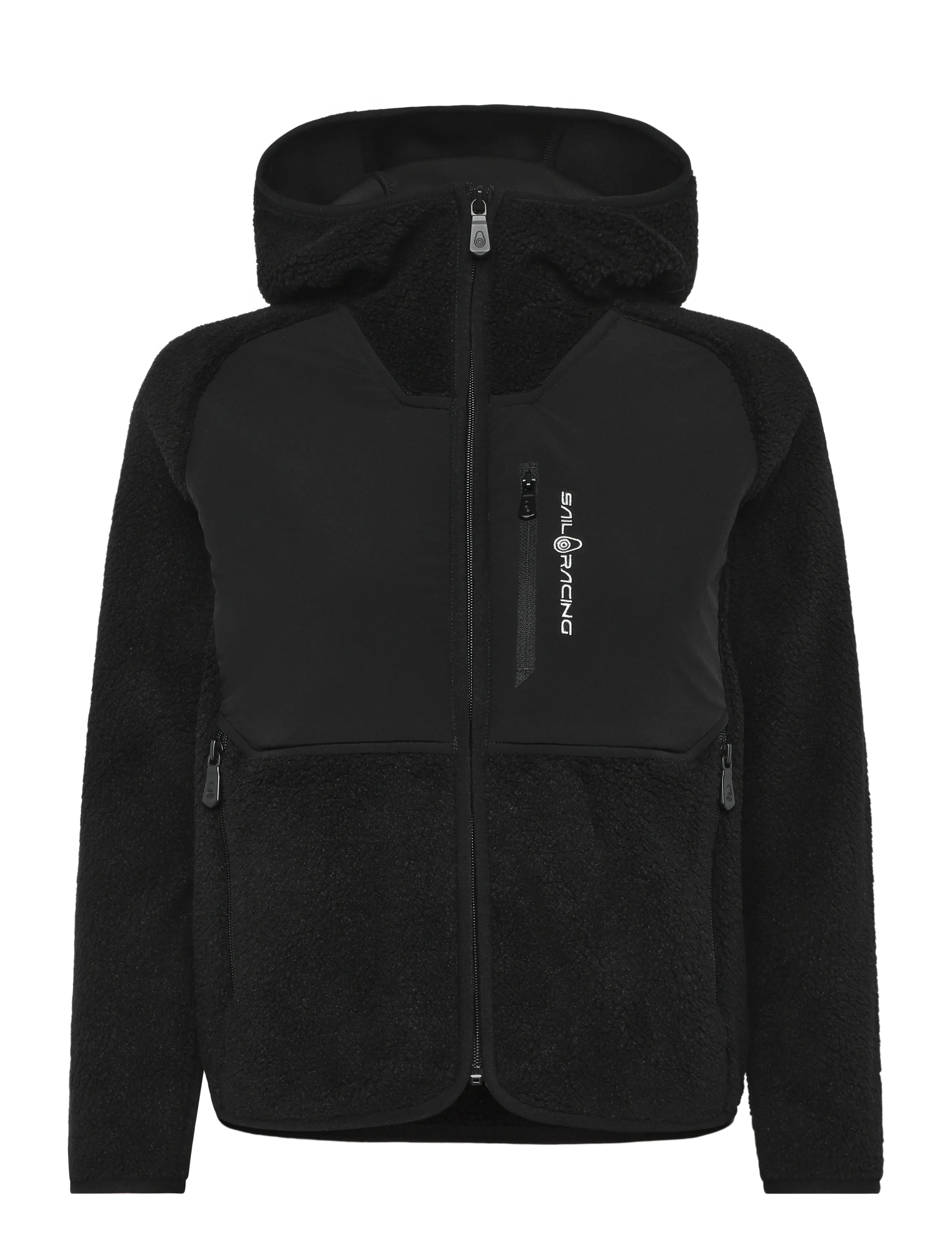Sail Racing JR PATROL PILE HOOD - Teens 140-176 - CARBON / black