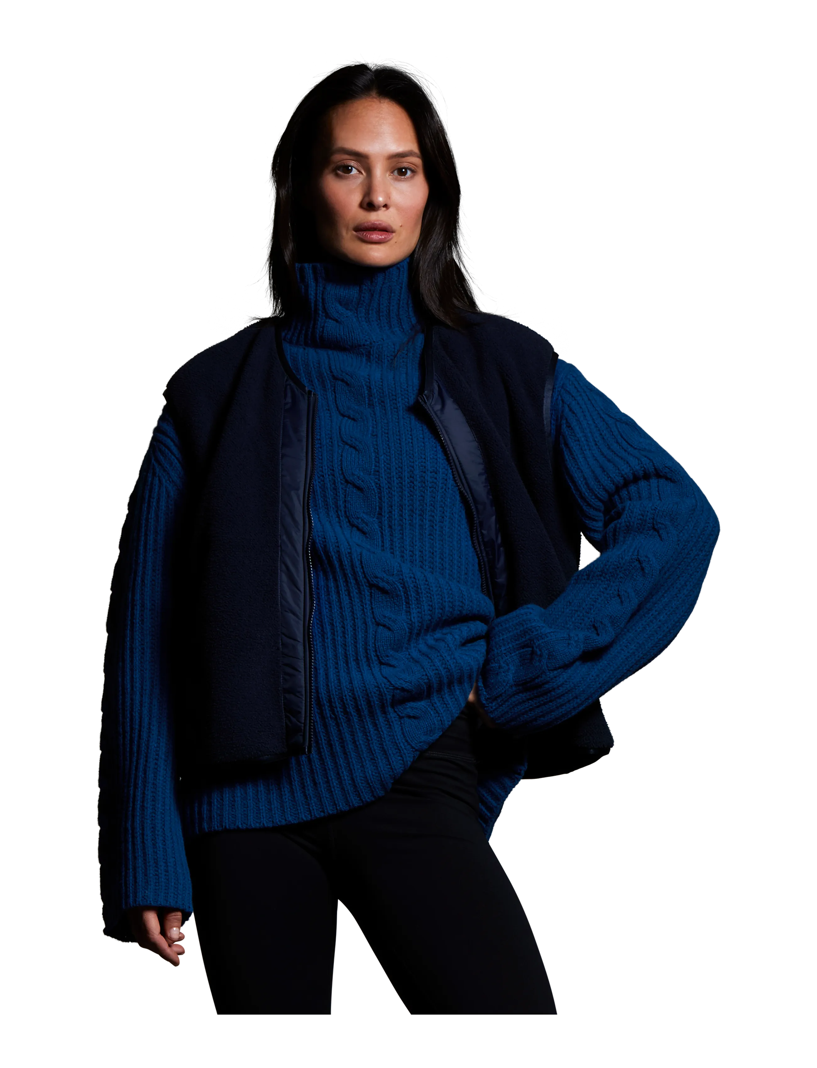 Sail Racing - JET PILE VEST - outdoor - dark navy - 0