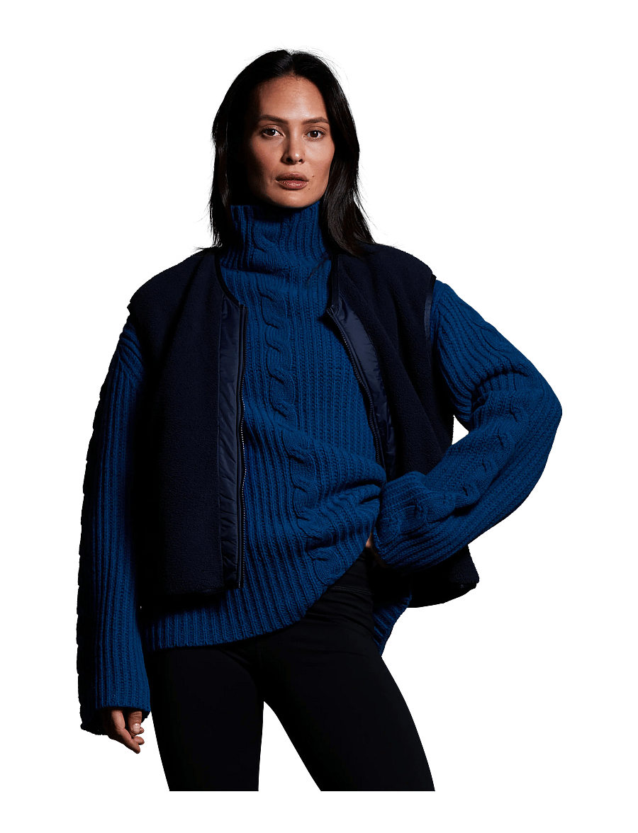 Sail Racing - JET PILE VEST - outdoor - dark navy - 0