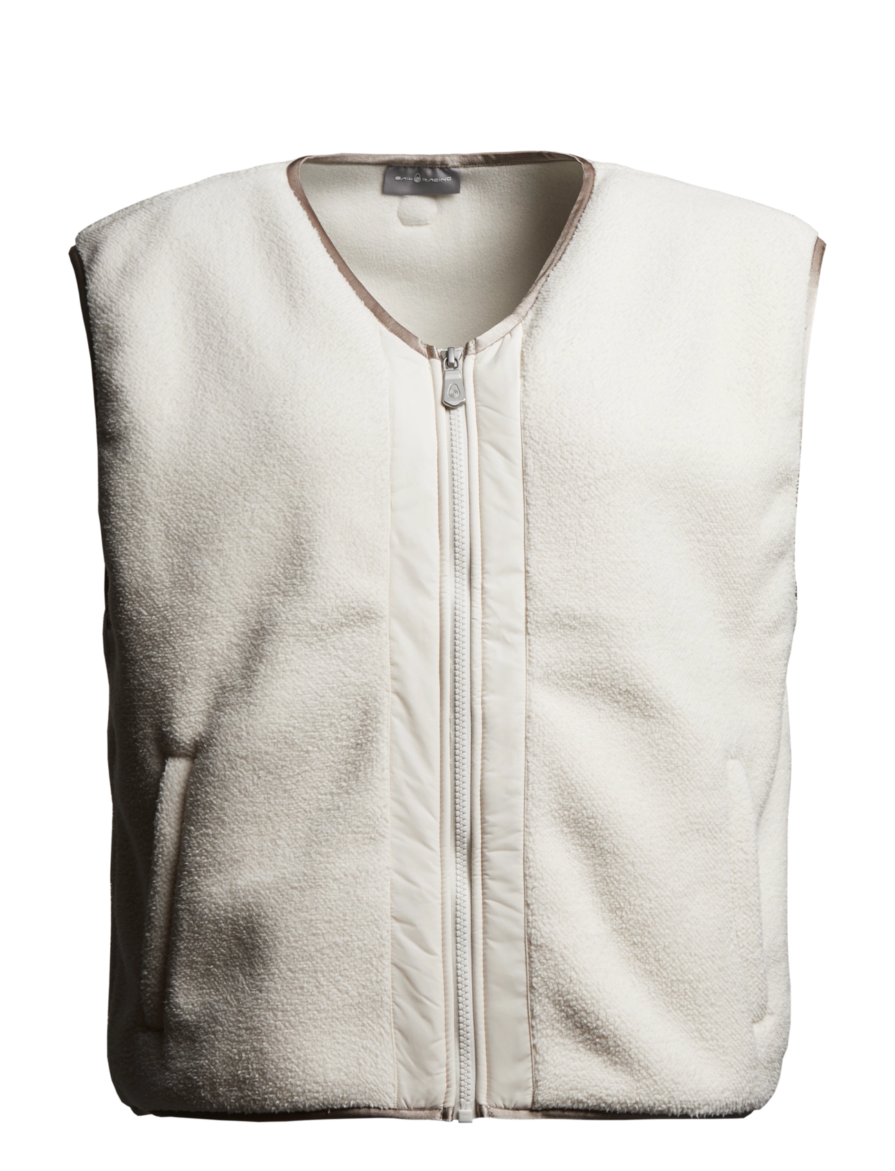 Sail Racing JET PILE VEST - Kläder - OFF WHITE / white
