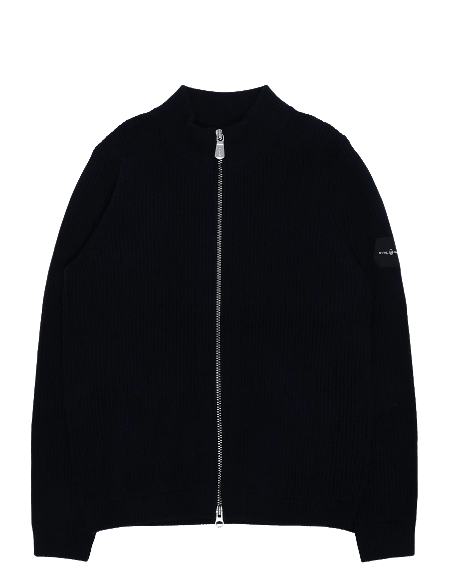 Sail Racing - JR RIDGE KNITTED JACKET - leichte jacken - dark navy - 0