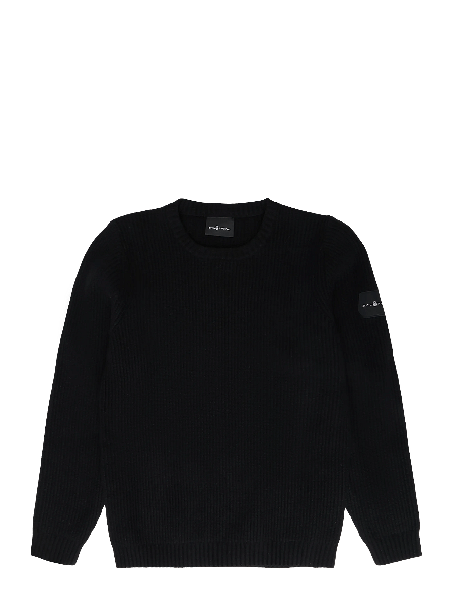 Sail Racing - JR RIDGE KNITTED CREWNECK - pullover - carbon - 0