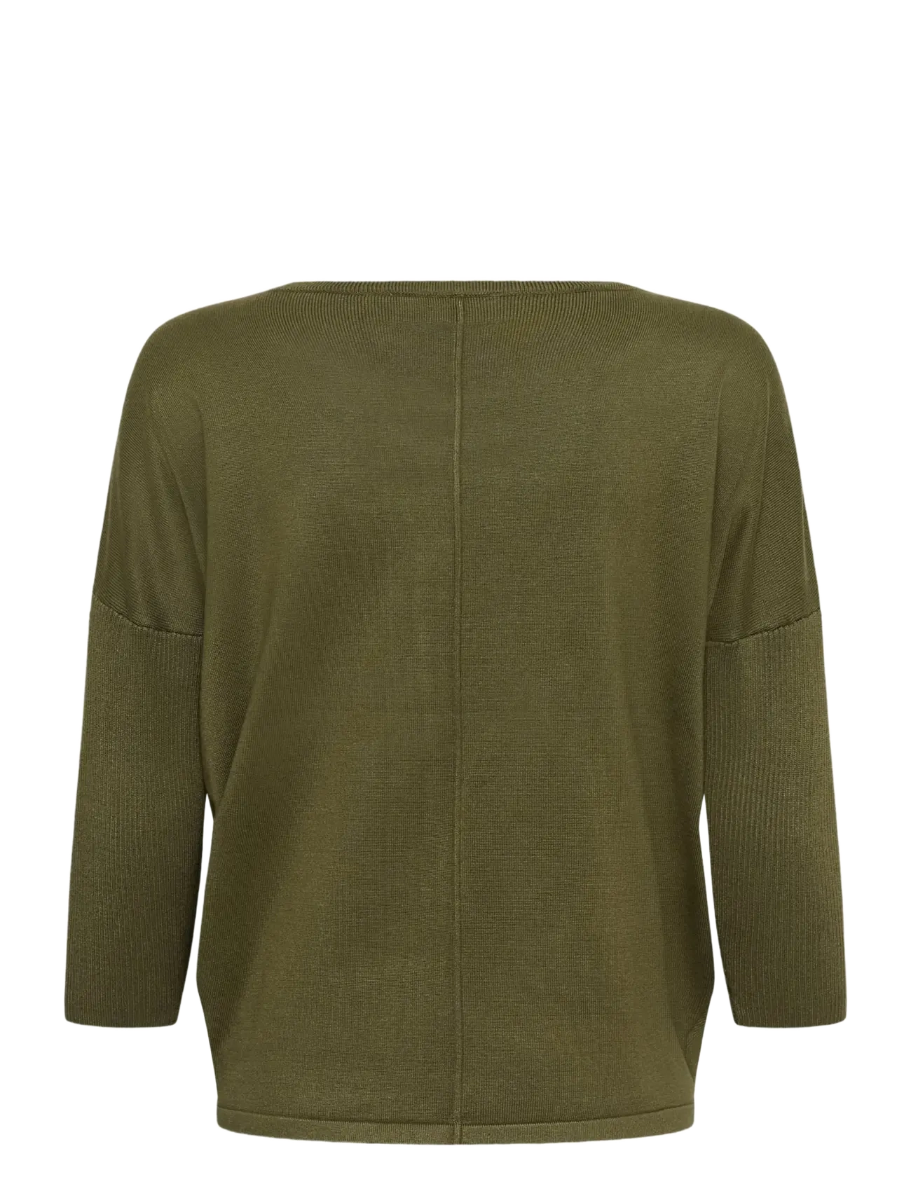 Saint Tropez - A2561, MilaSZ R-Neck Pullover - striktrøjer - four leaf clover melange - 2