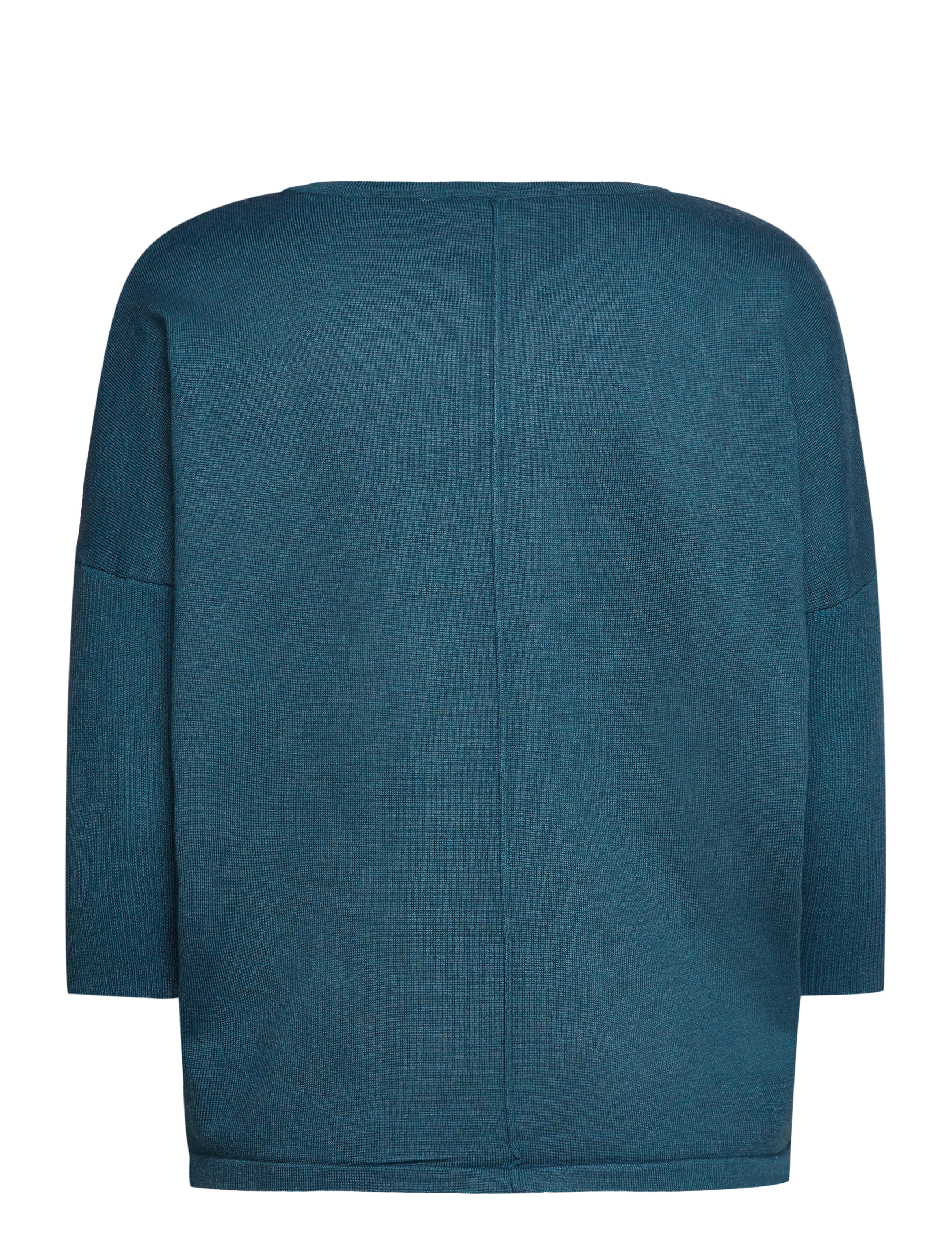 Saint Tropez - A2561, MilaSZ R-Neck Pullover - laveste priser - reflecting pond melange - 2