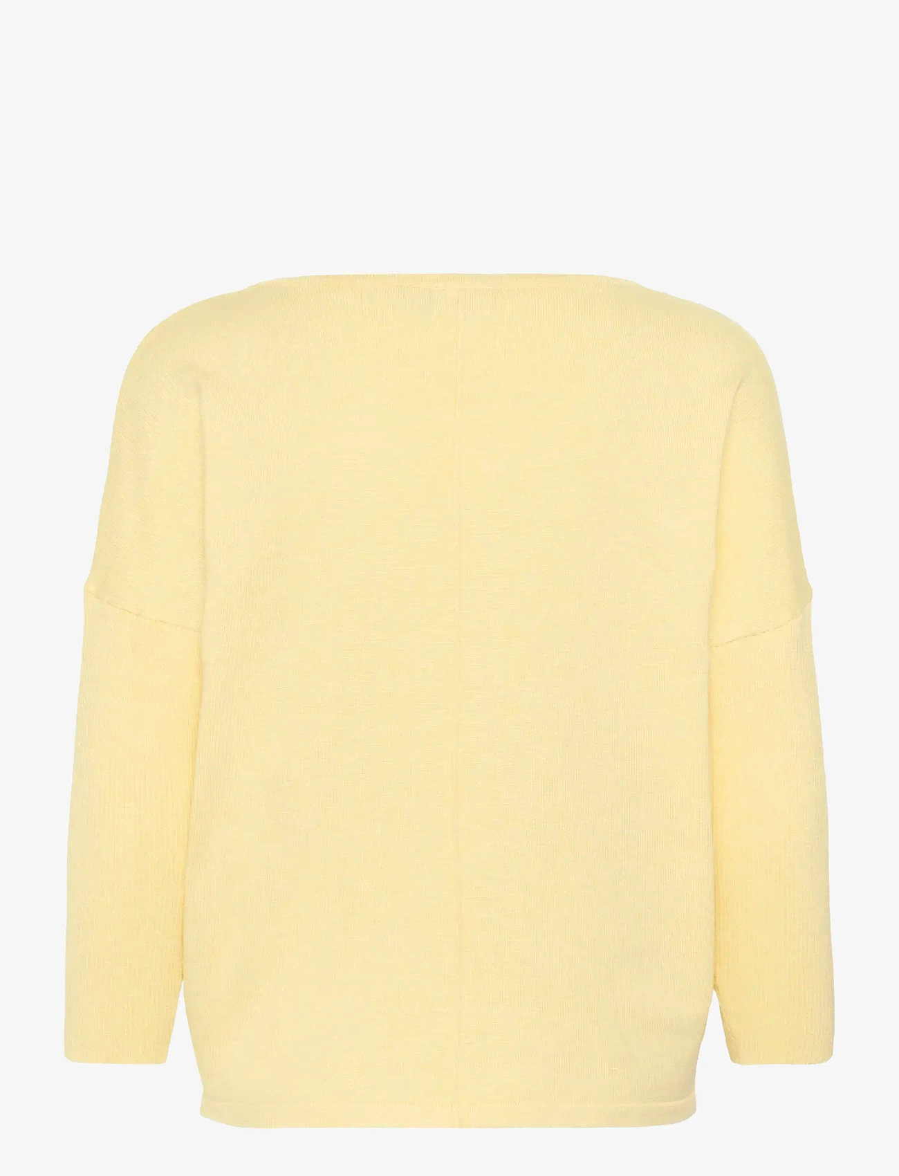 Saint Tropez - A2561, MilaSZ R-Neck Pullover - jumpers - pineapple slice melange - 2