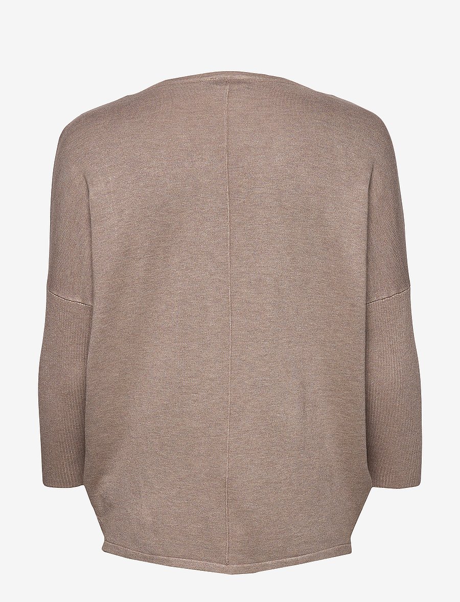 Saint Tropez - A2561, MilaSZ R-Neck Pullover - pullover - atmos melange - 2
