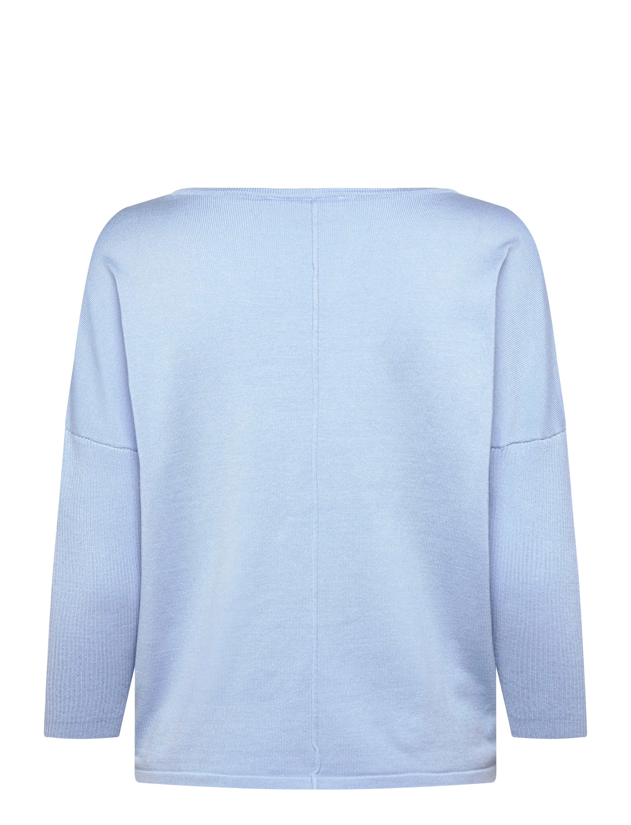 Saint Tropez - A2561, MilaSZ R-Neck Pullover - pullover - chambray blue - 1