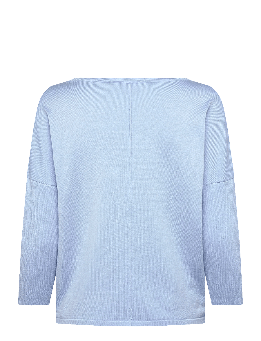 Saint Tropez - A2561, MilaSZ R-Neck Pullover - pullover - chambray blue - 1