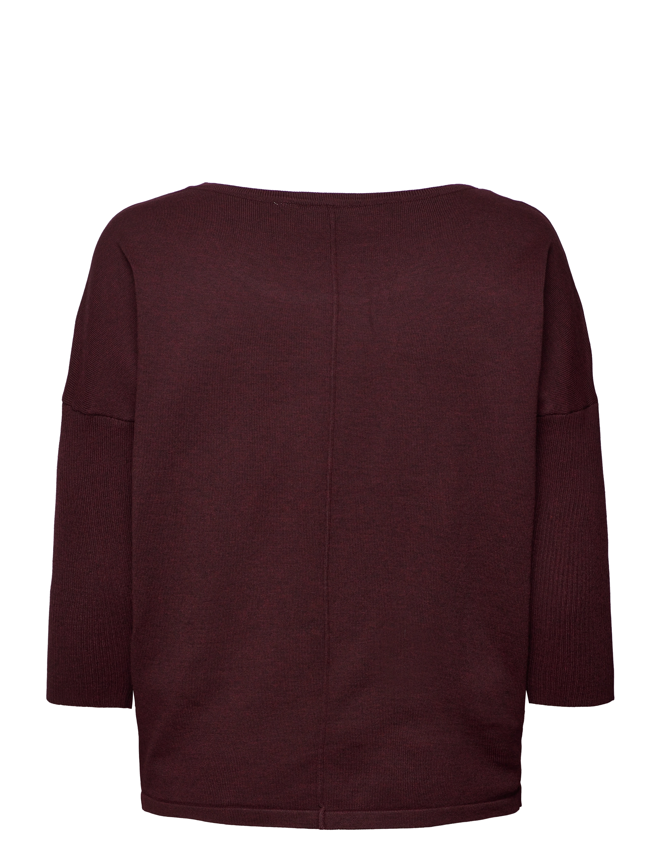 Saint Tropez - A2561, MilaSZ R-Neck Pullover - herbstliche kleidung - tawny port melange - 2
