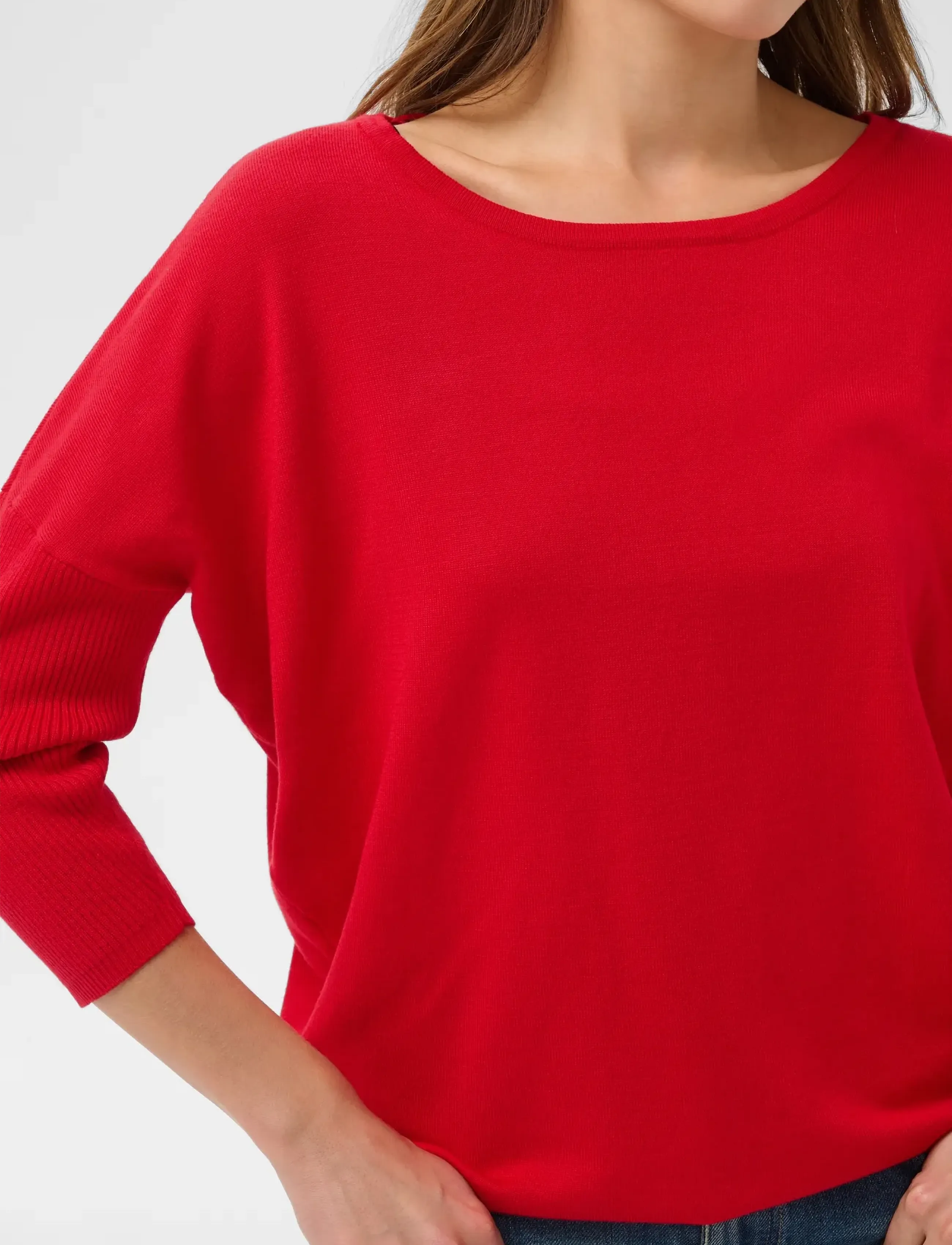 SAINT TROPEZ A2561, Milasz R-Neck Pullover stickade tröjor dam – bild 4