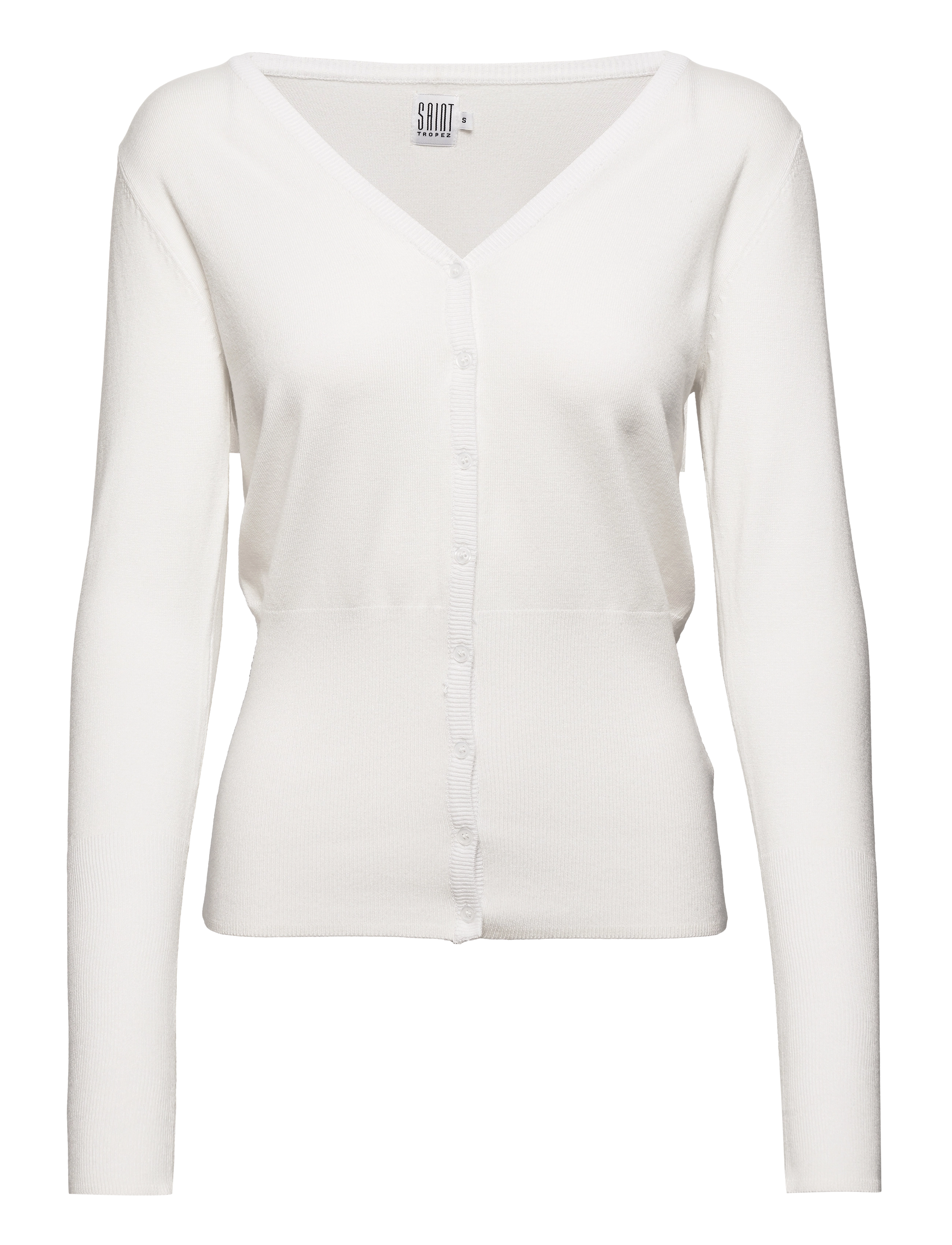 Saint Tropez - A2708, MilaSZ High Rib Cardigan - white - 1