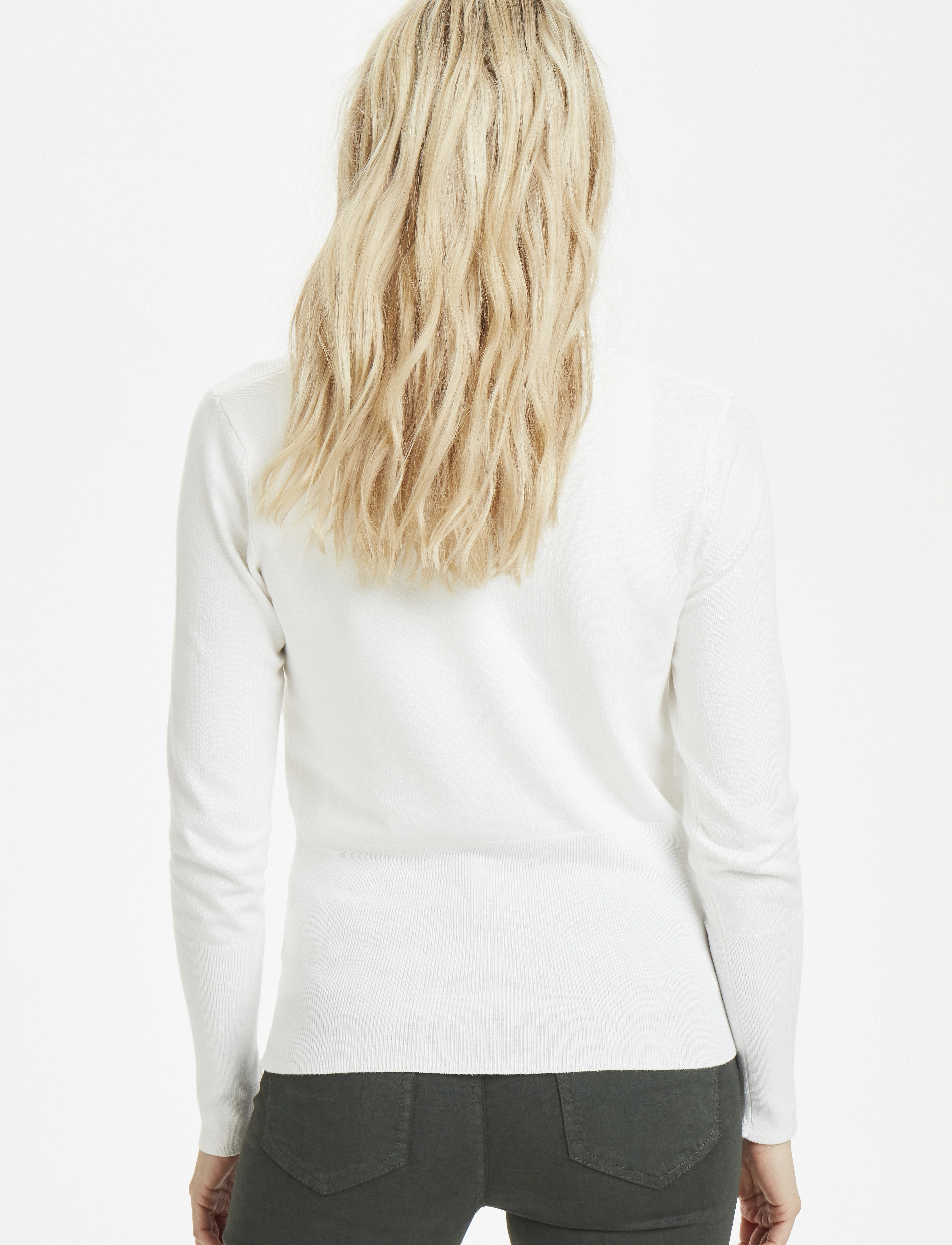 Saint Tropez - A2708, MilaSZ High Rib Cardigan - white - 4