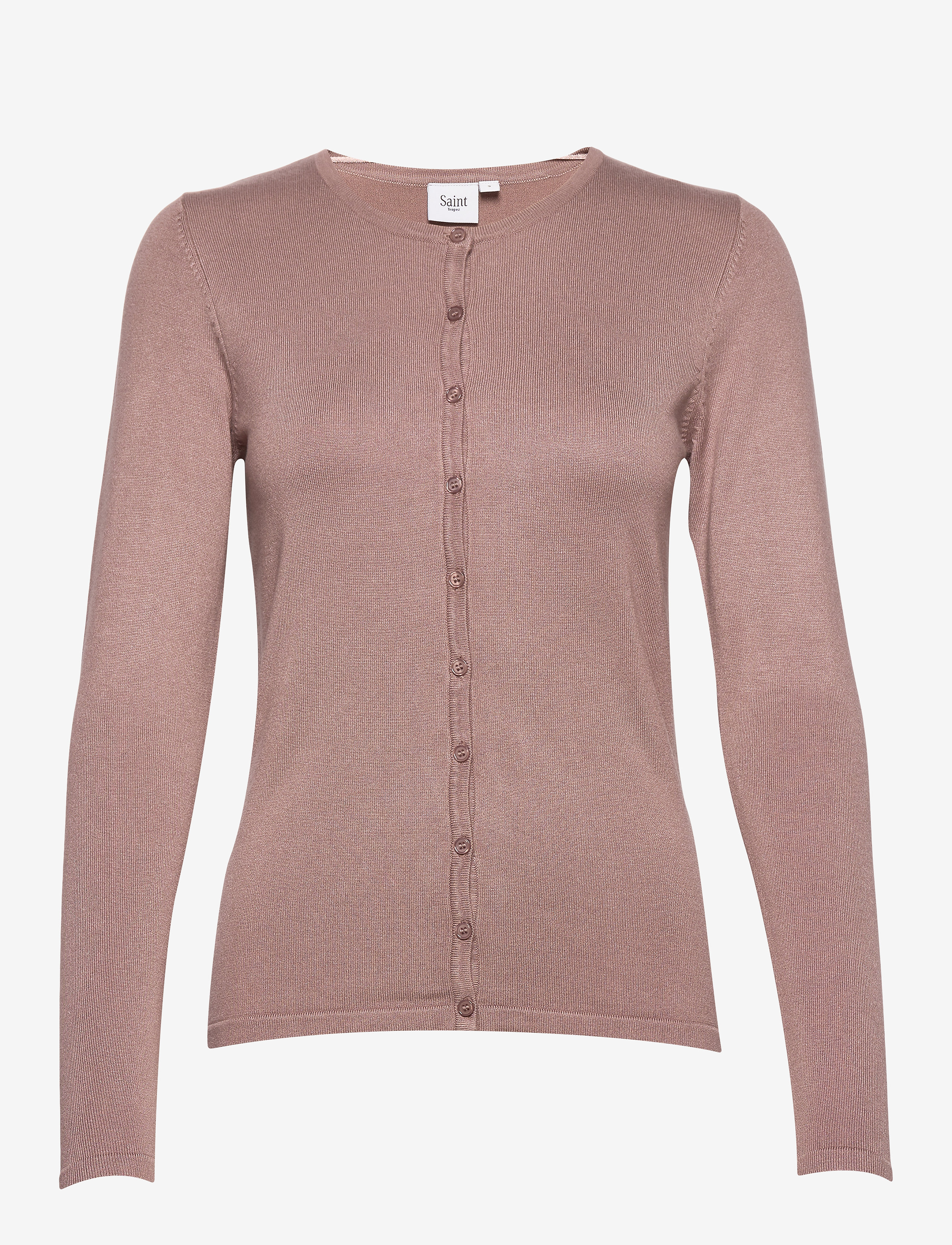 Saint Tropez - A8661, MilaSZ R-Neck Cardigan - madalaimad hinnad - antler - 1