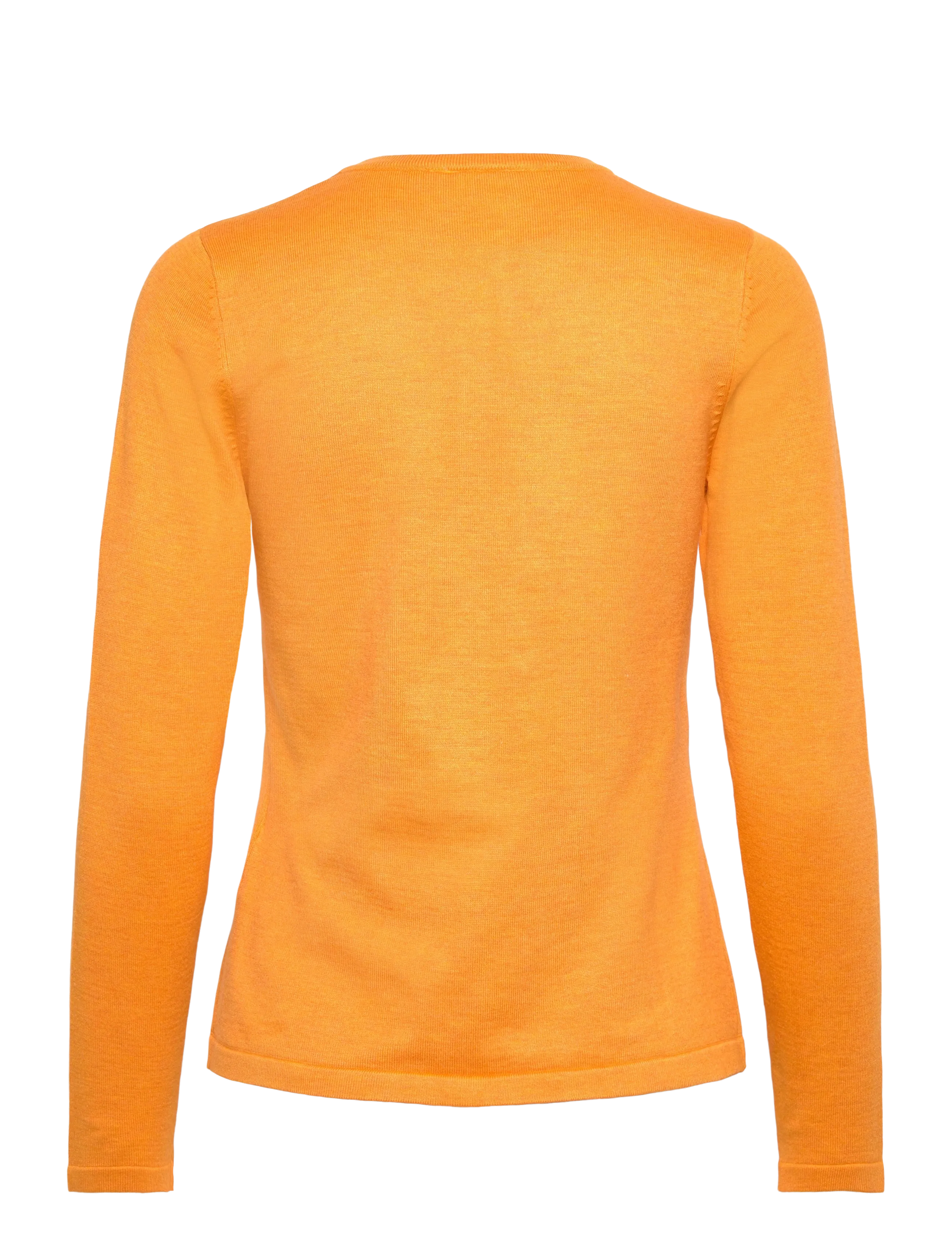 Saint Tropez - A8661, MilaSZ R-Neck Cardigan - cardigans - apricot melange - 1