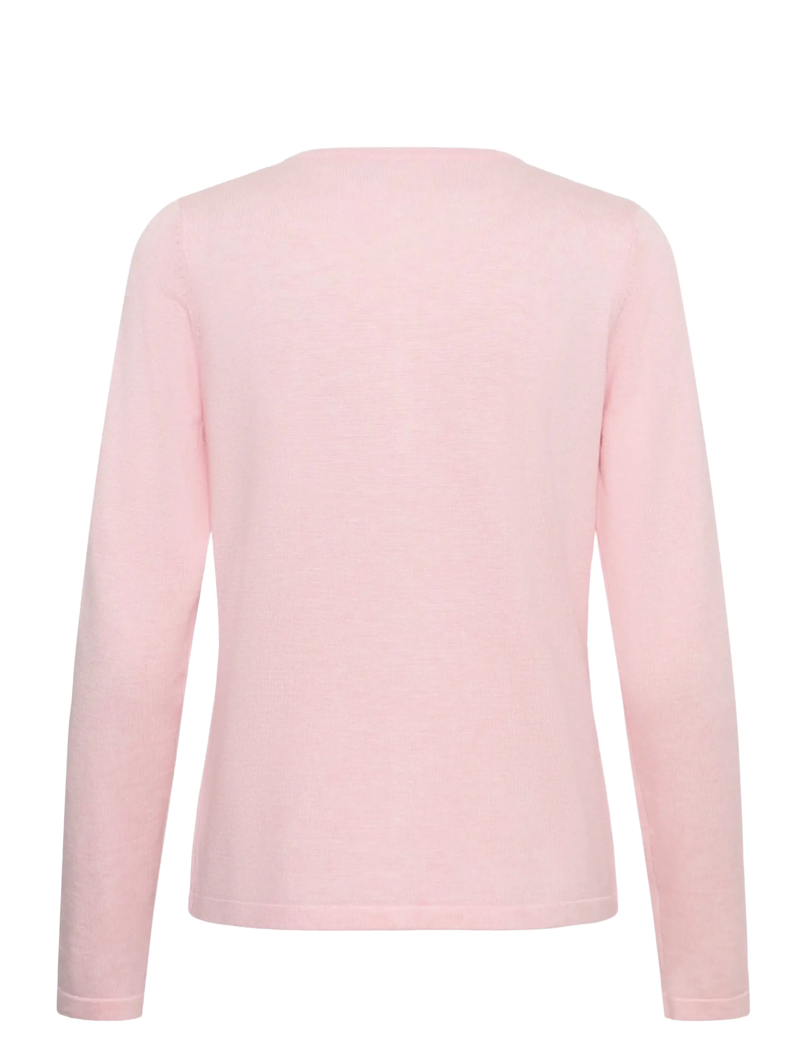 Saint Tropez - A8661, MilaSZ R-Neck Cardigan - strickjacken - ballerina melange - 2