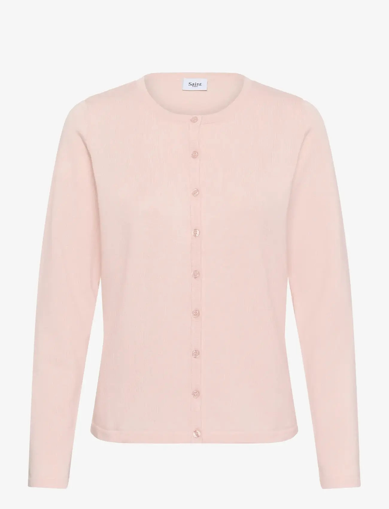 Saint Tropez - A8661, MilaSZ R-Neck Cardigan - swetry rozpinane - chalk pink - 1