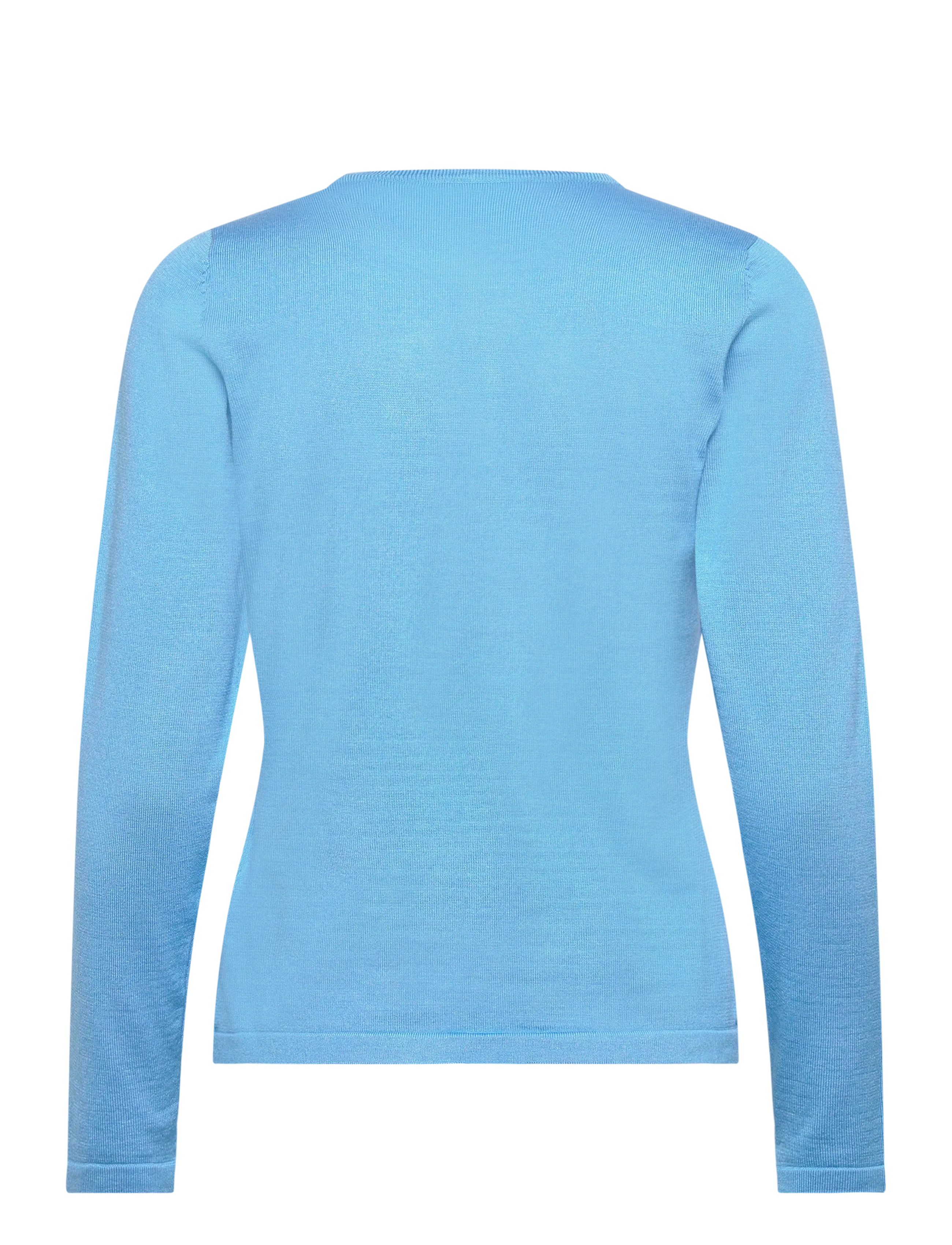 Saint Tropez - A8661, MilaSZ R-Neck Cardigan - cardigans - ethereal blue - 1